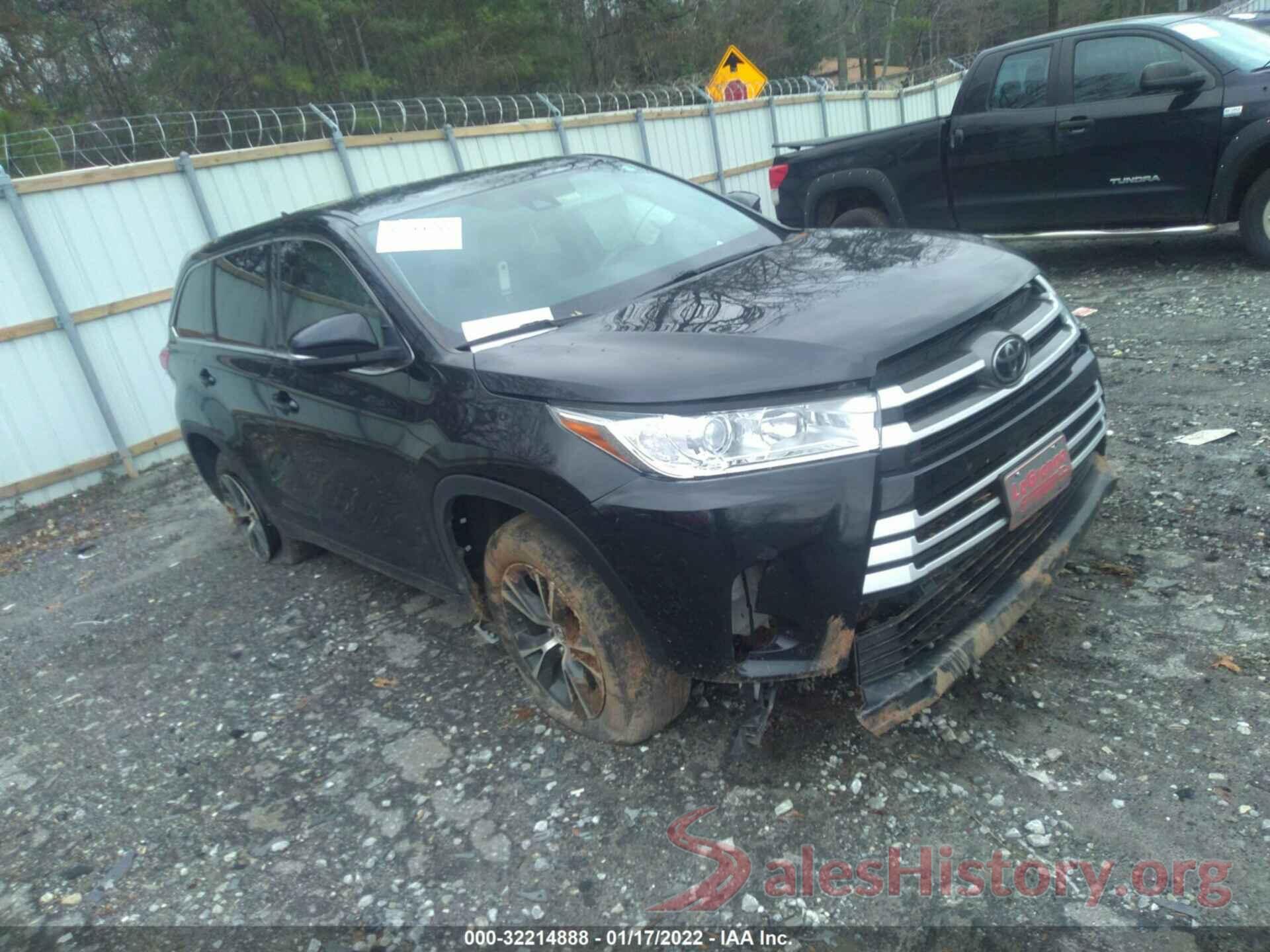 5TDZZRFH1JS249985 2018 TOYOTA HIGHLANDER