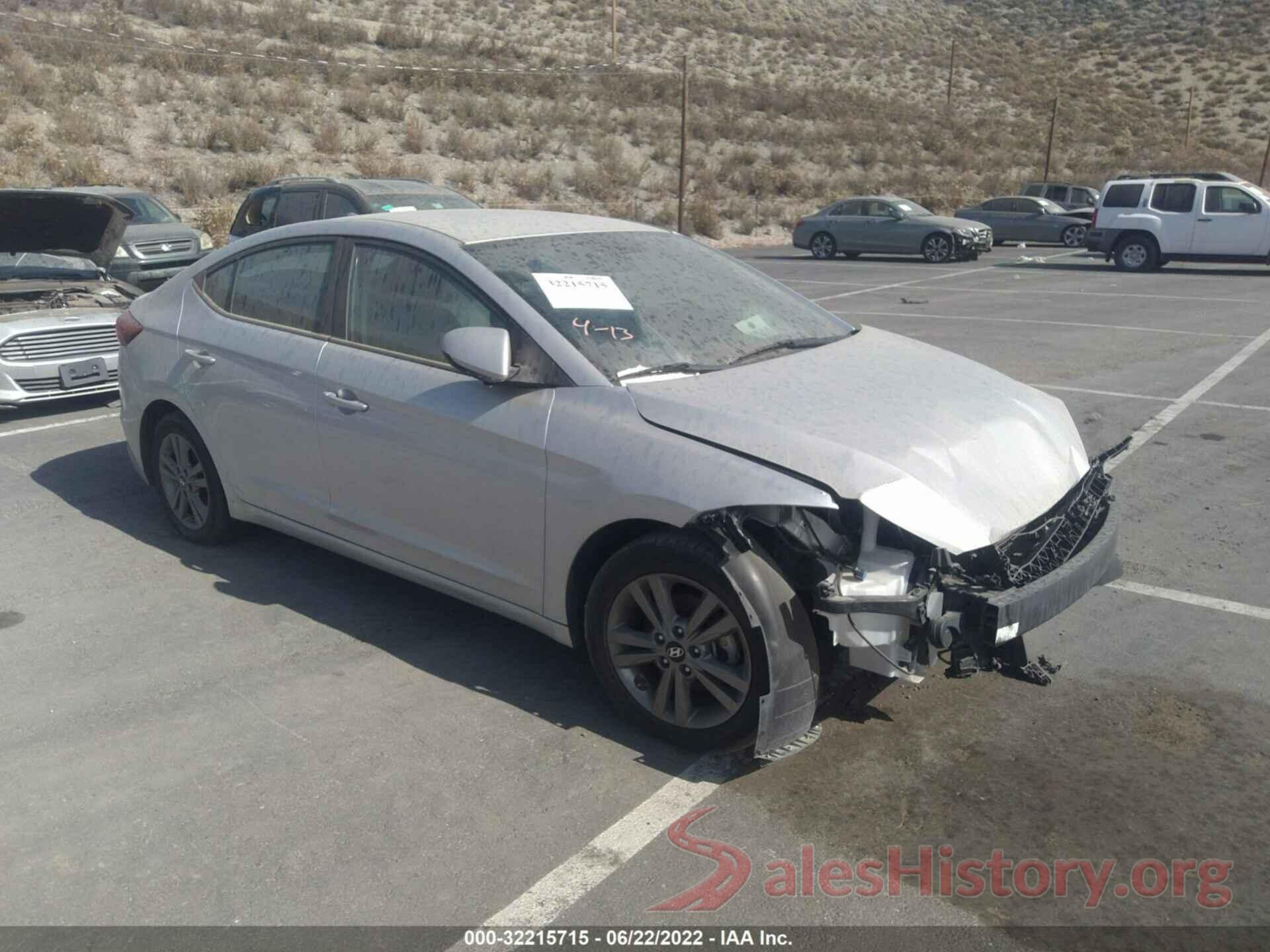 5NPD84LFXJH215567 2018 HYUNDAI ELANTRA