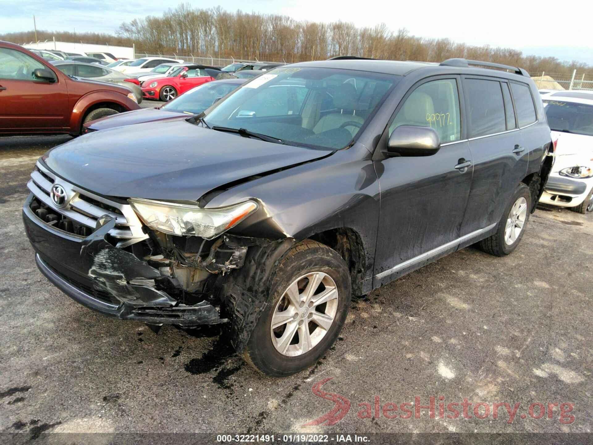 5TDBK3EH1DS211410 2013 TOYOTA HIGHLANDER