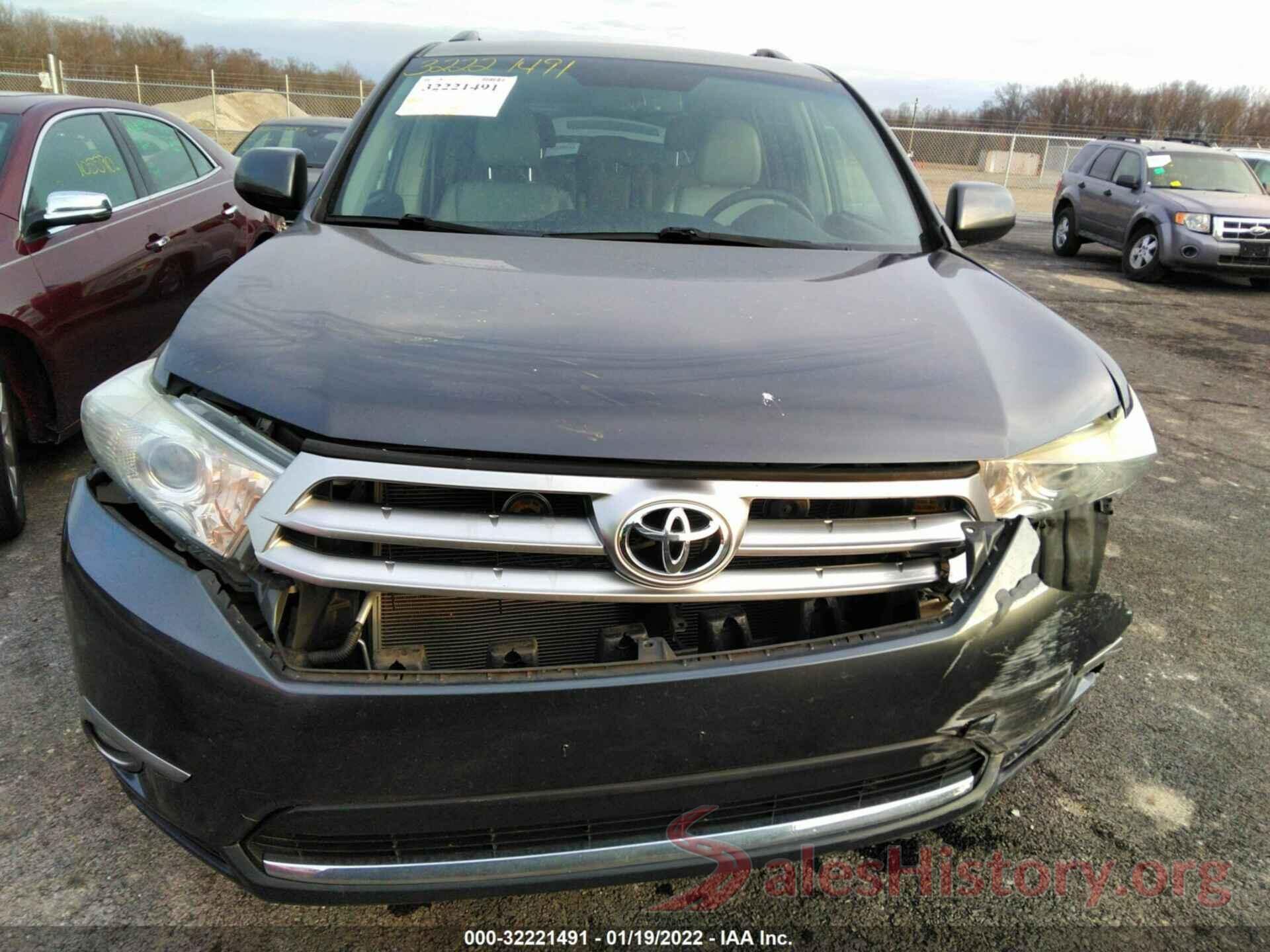 5TDBK3EH1DS211410 2013 TOYOTA HIGHLANDER