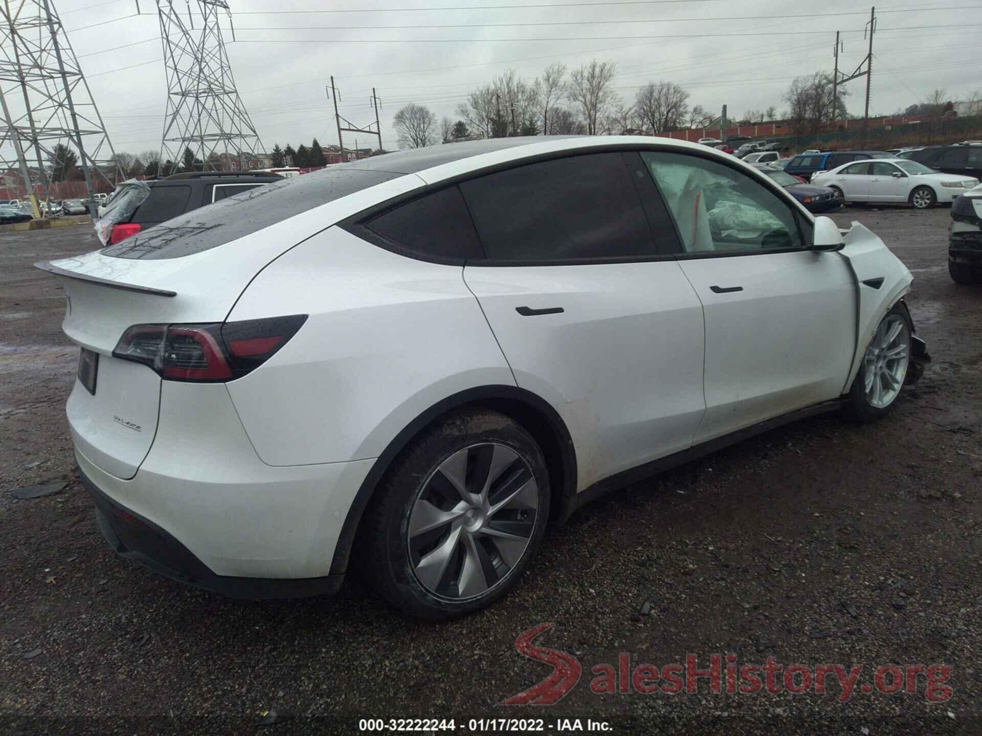 5YJYGDEF0LF001982 2020 TESLA MODEL Y