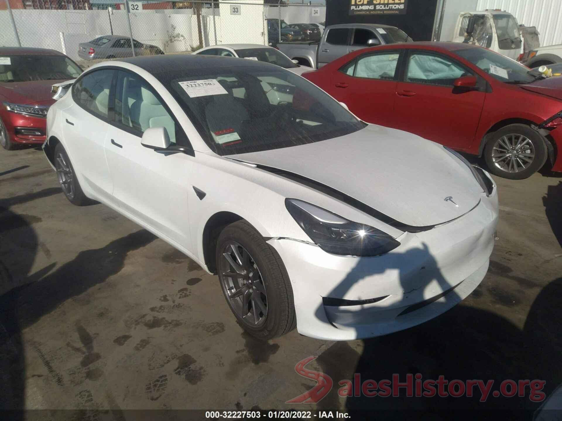 5YJ3E1EA3MF096736 2021 TESLA MODEL 3