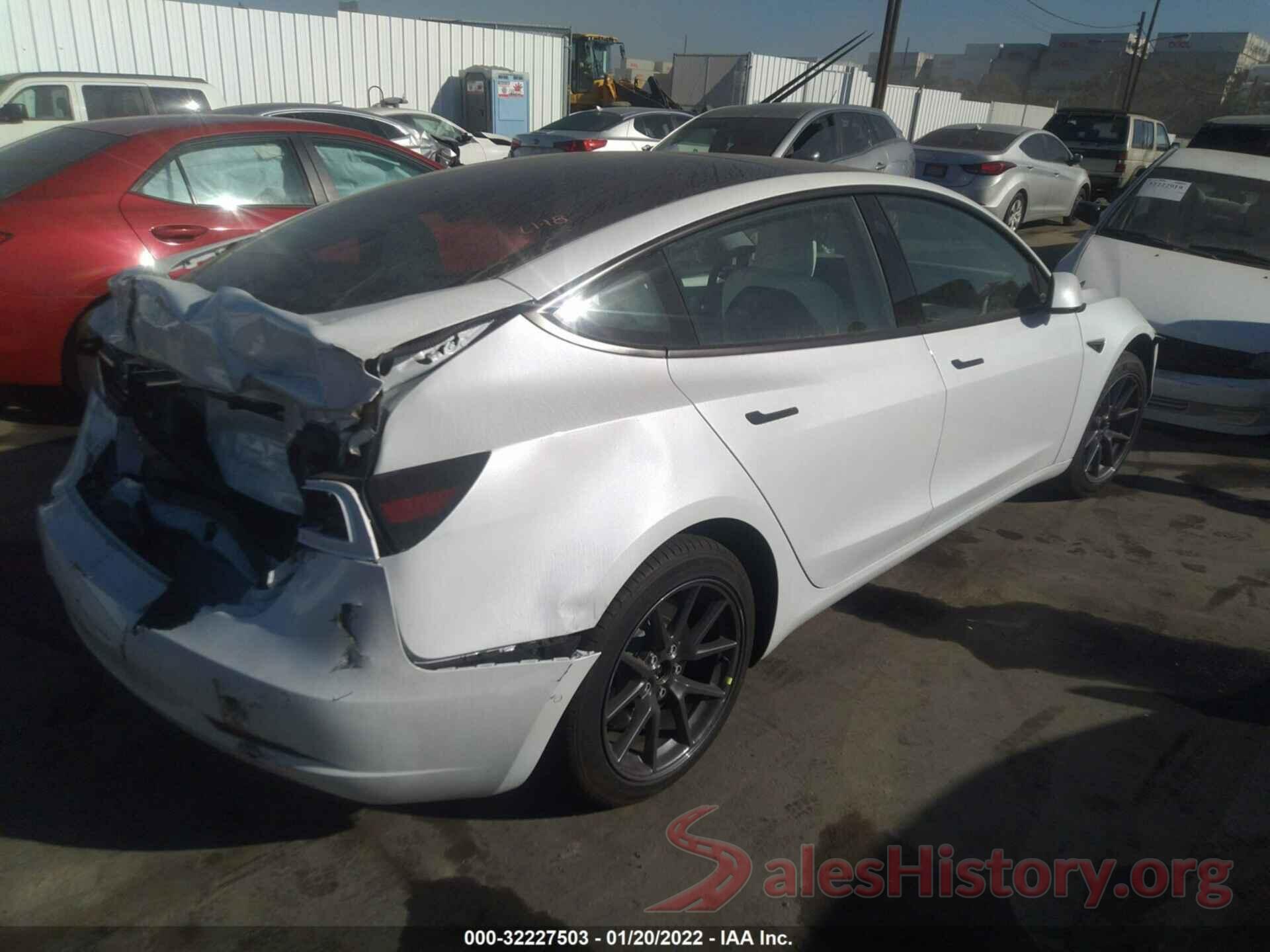 5YJ3E1EA3MF096736 2021 TESLA MODEL 3