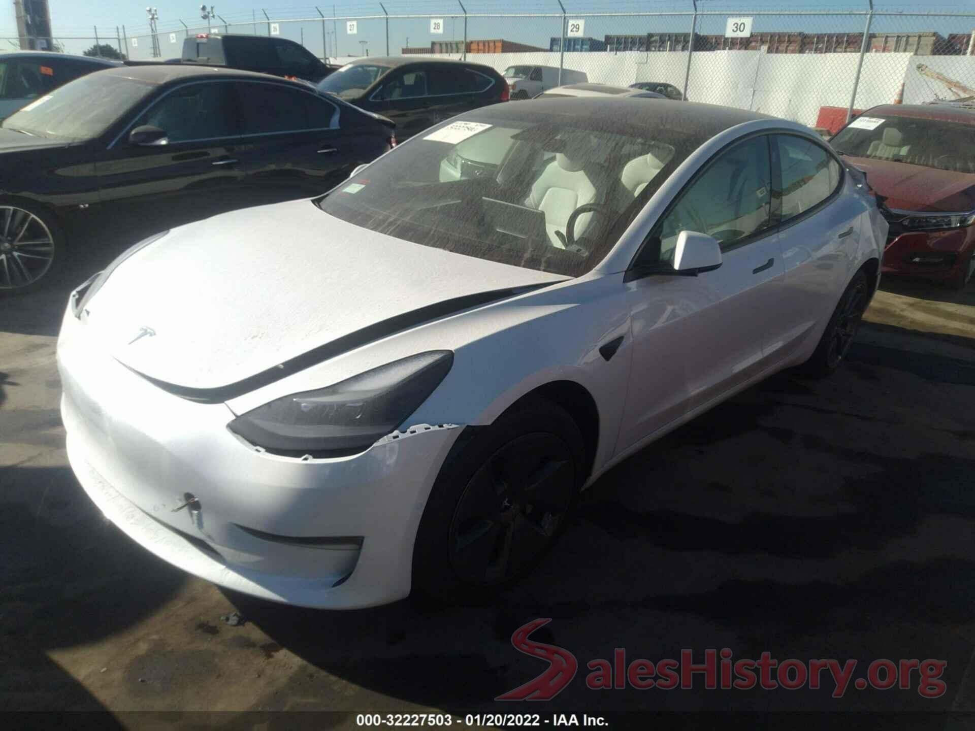 5YJ3E1EA3MF096736 2021 TESLA MODEL 3