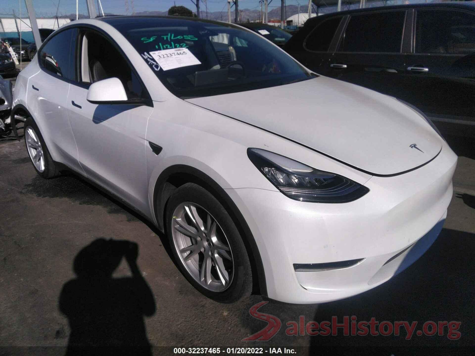 5YJYGDEE2MF061190 2021 TESLA MODEL Y