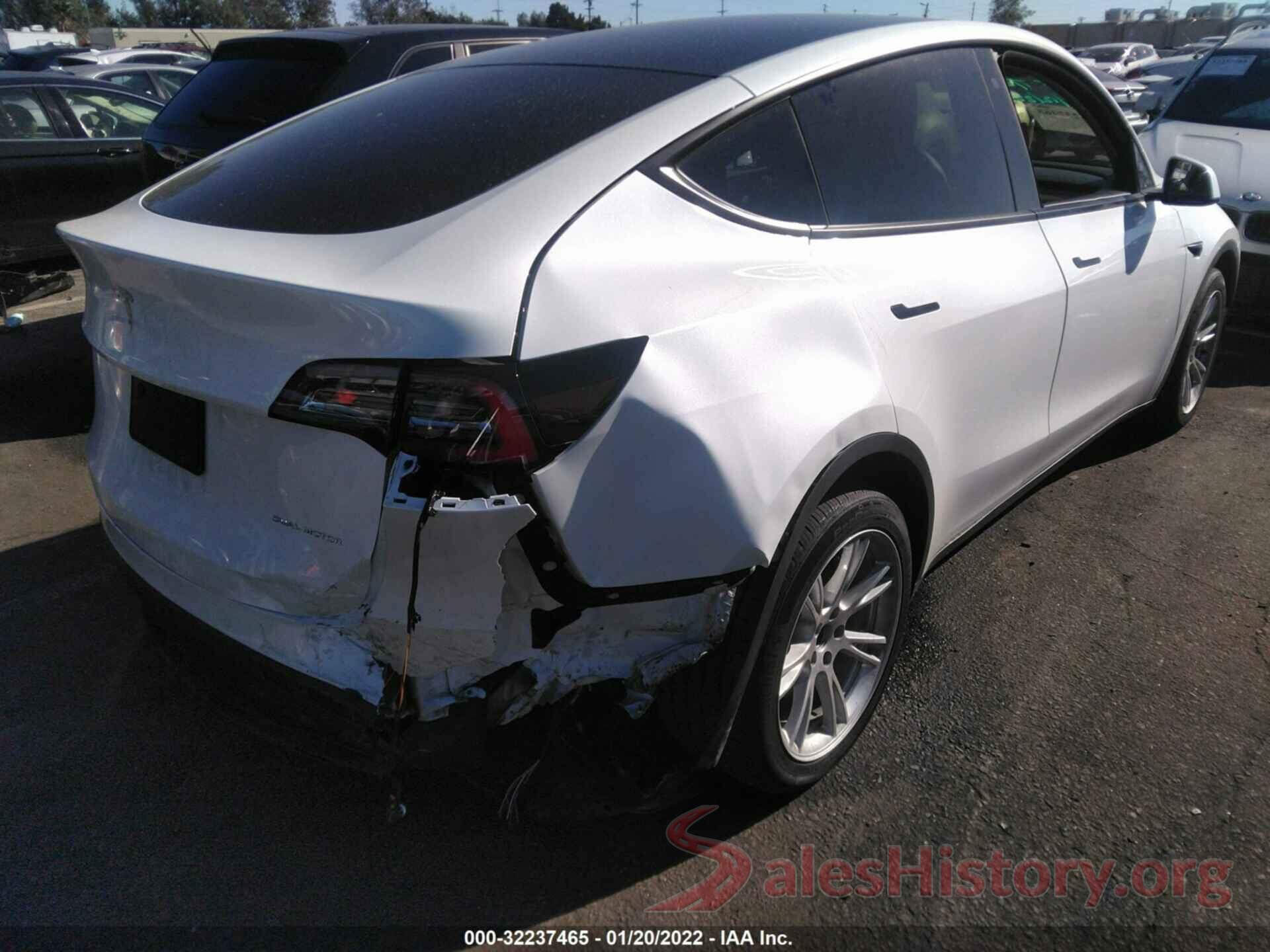 5YJYGDEE2MF061190 2021 TESLA MODEL Y