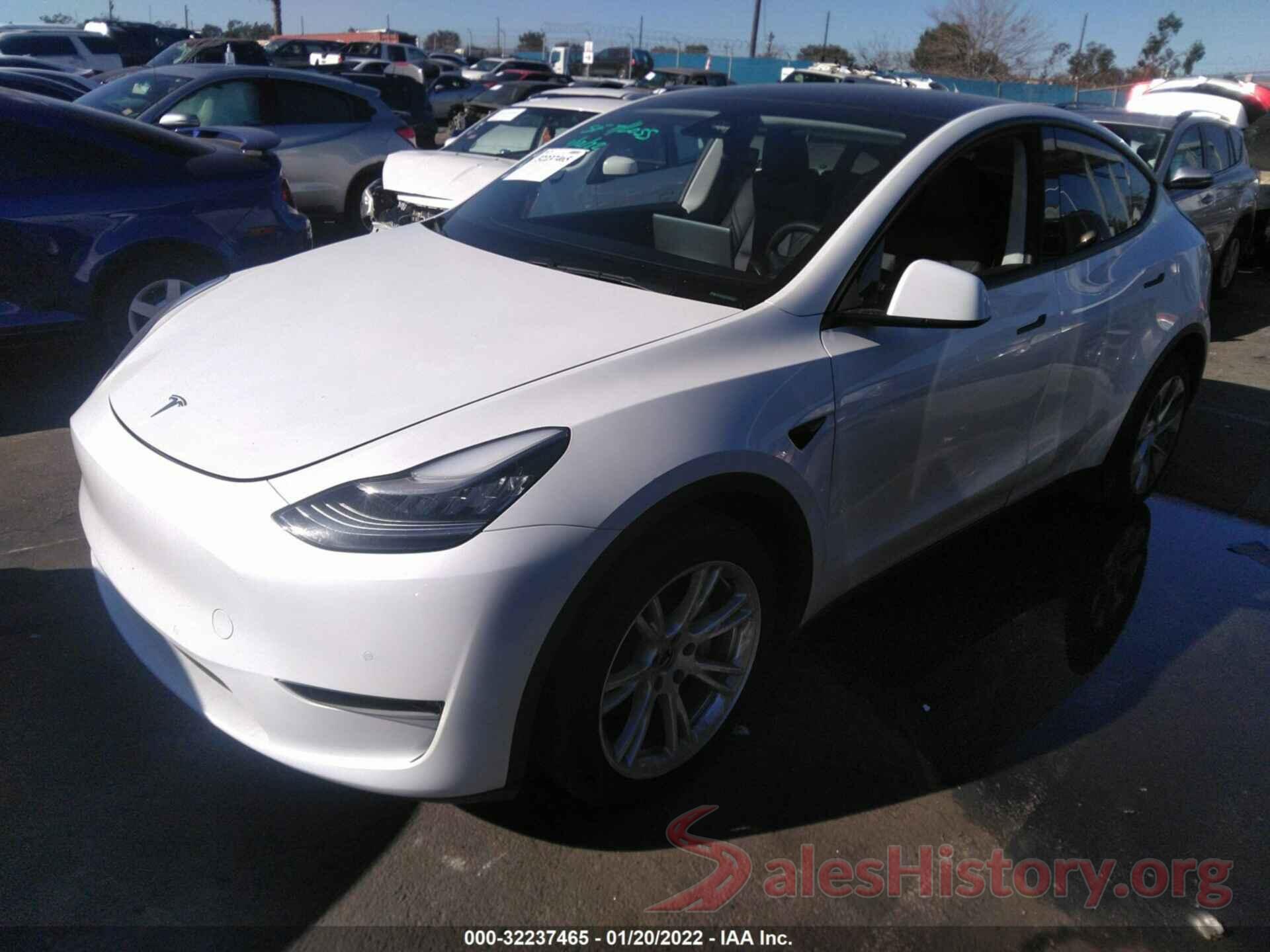 5YJYGDEE2MF061190 2021 TESLA MODEL Y