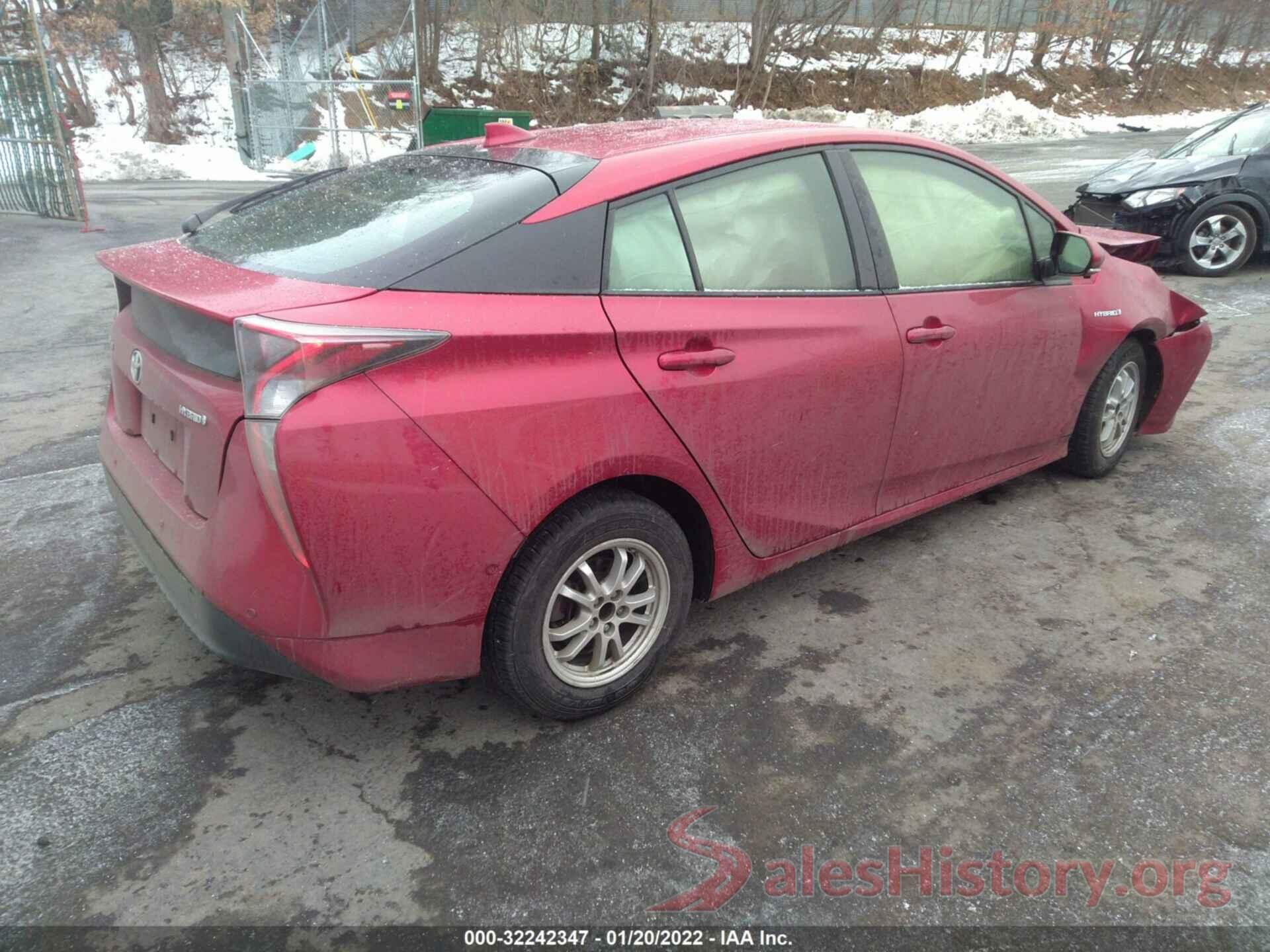 JTDKBRFU7J3070273 2018 TOYOTA PRIUS