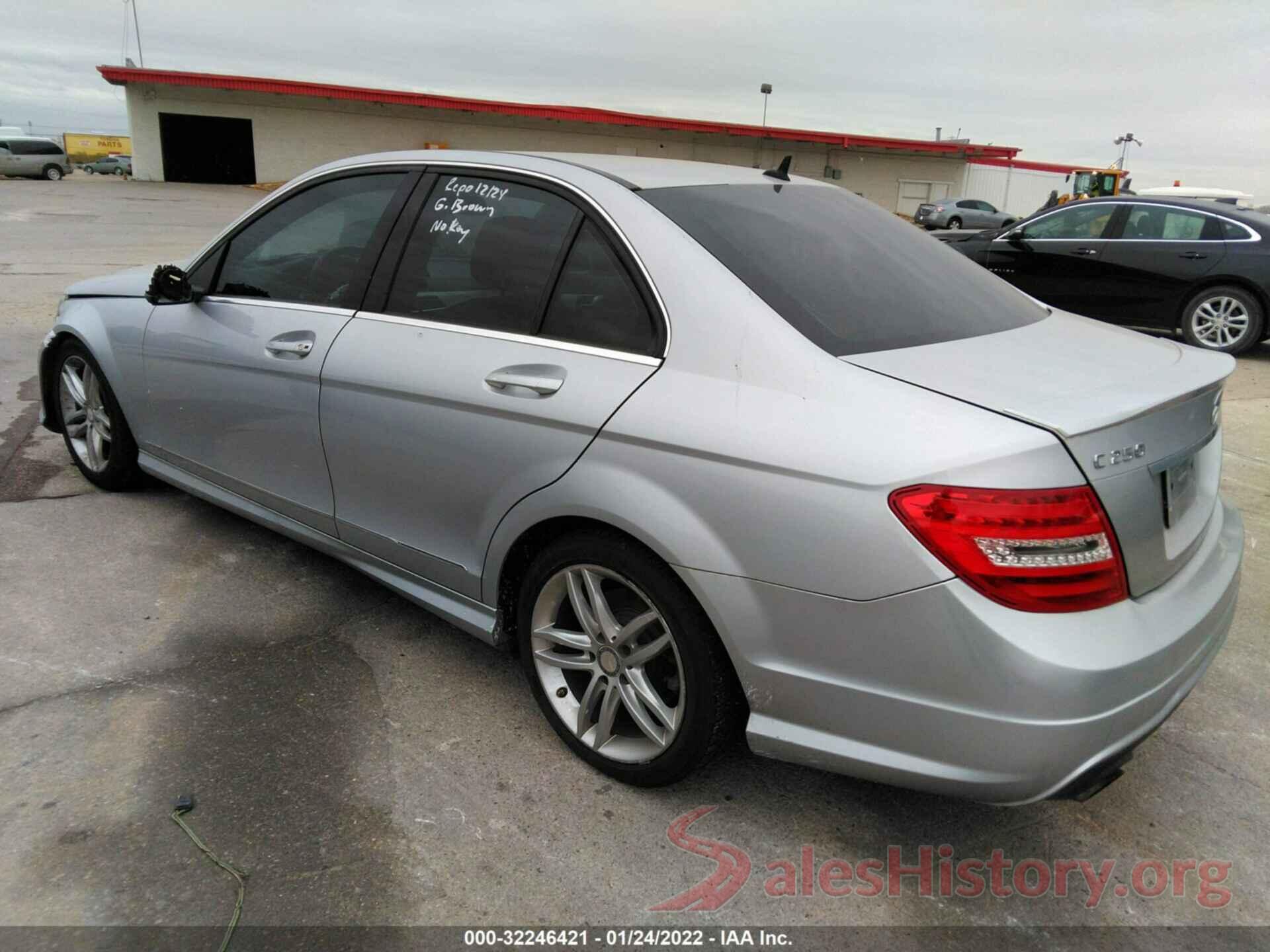 WDDGF4HB3DR269059 2013 MERCEDES-BENZ C-CLASS