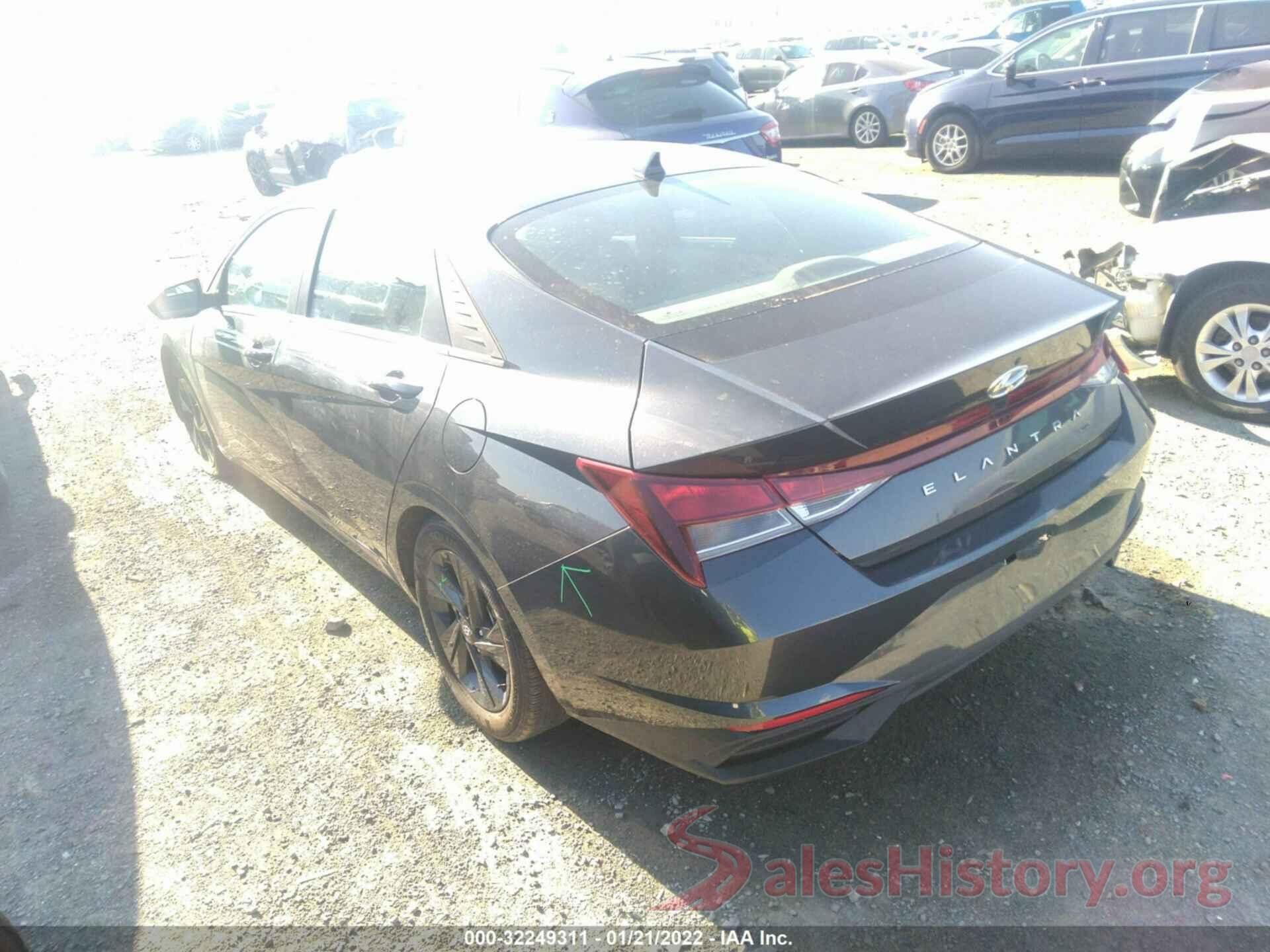 5NPLM4AG1MH043419 2021 HYUNDAI ELANTRA