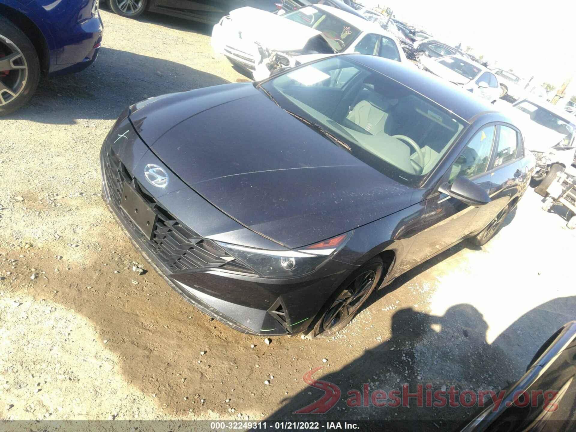 5NPLM4AG1MH043419 2021 HYUNDAI ELANTRA