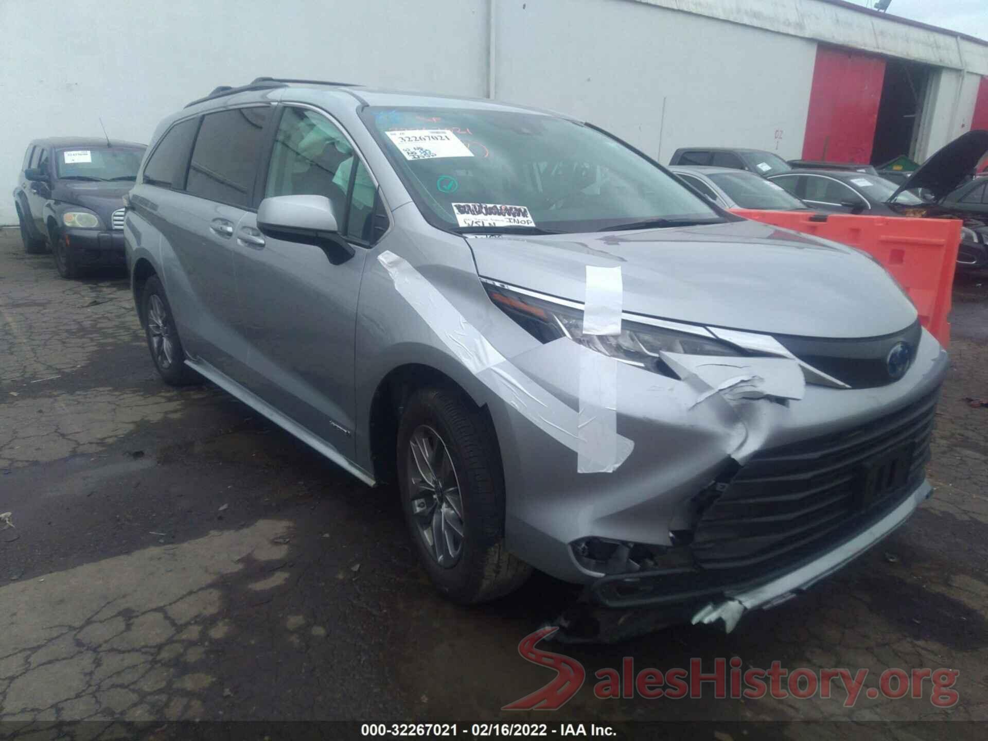 5TDKRKEC0MS049621 2021 TOYOTA SIENNA