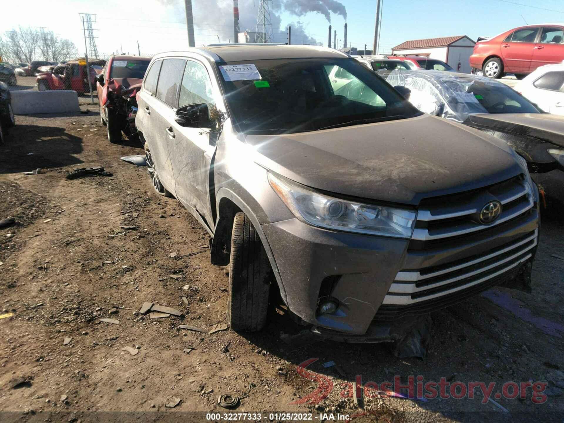 5TDJZRFH4KS596015 2019 TOYOTA HIGHLANDER