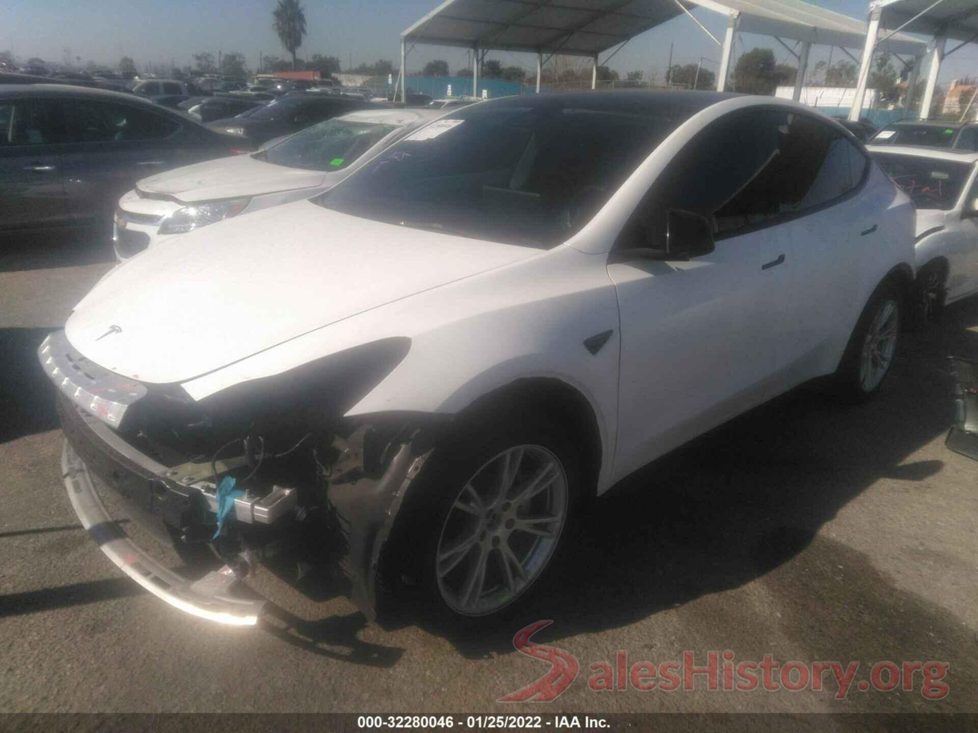 5YJYGDEEXMF199897 2021 TESLA MODEL Y