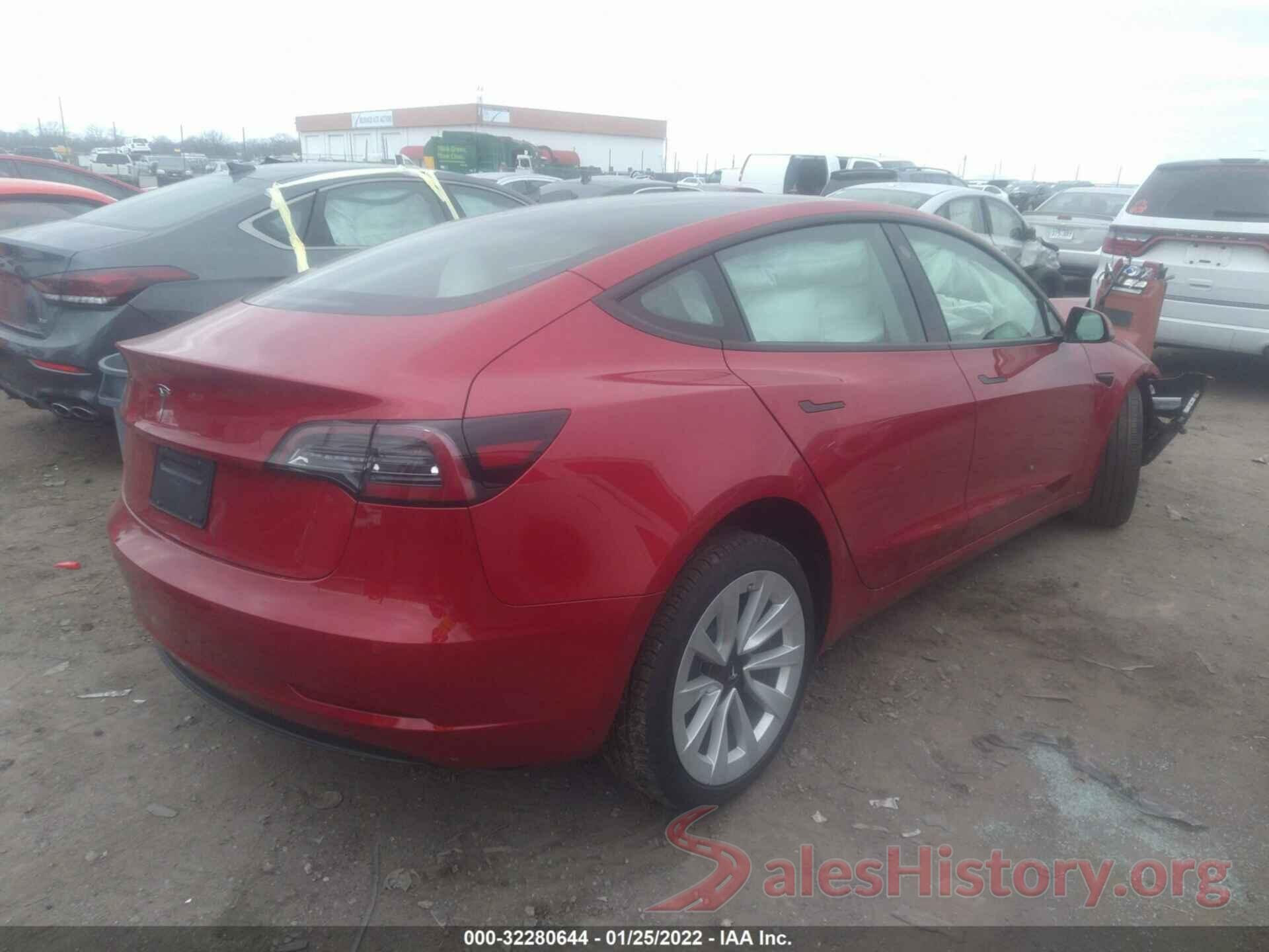 5YJ3E1EA5MF045691 2021 TESLA MODEL 3