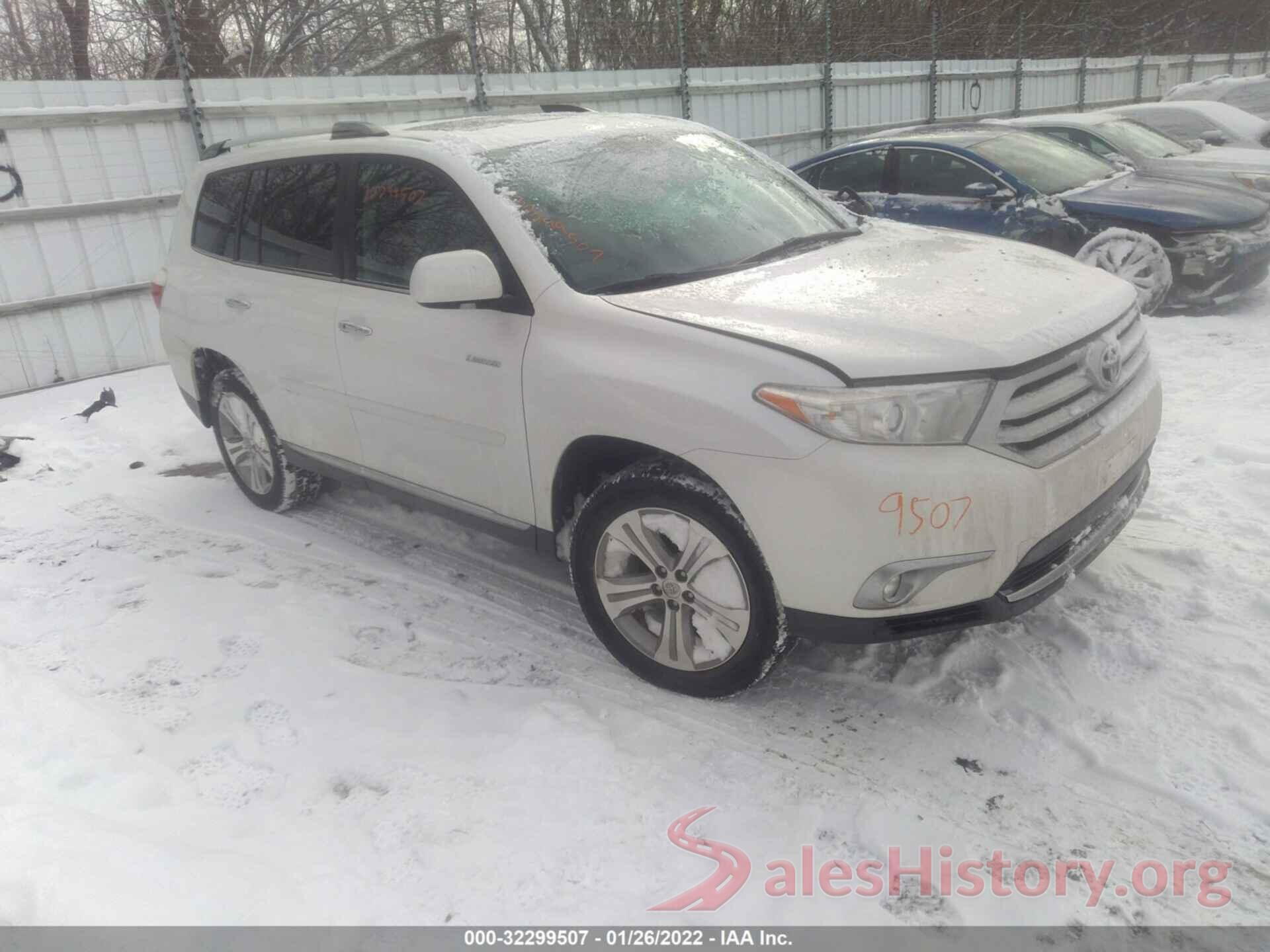 5TDDK3EH8CS133120 2012 TOYOTA HIGHLANDER