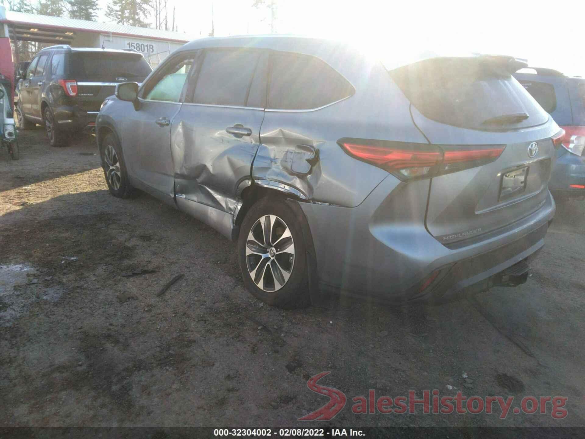 5TDHZRBH6MS096817 2021 TOYOTA HIGHLANDER