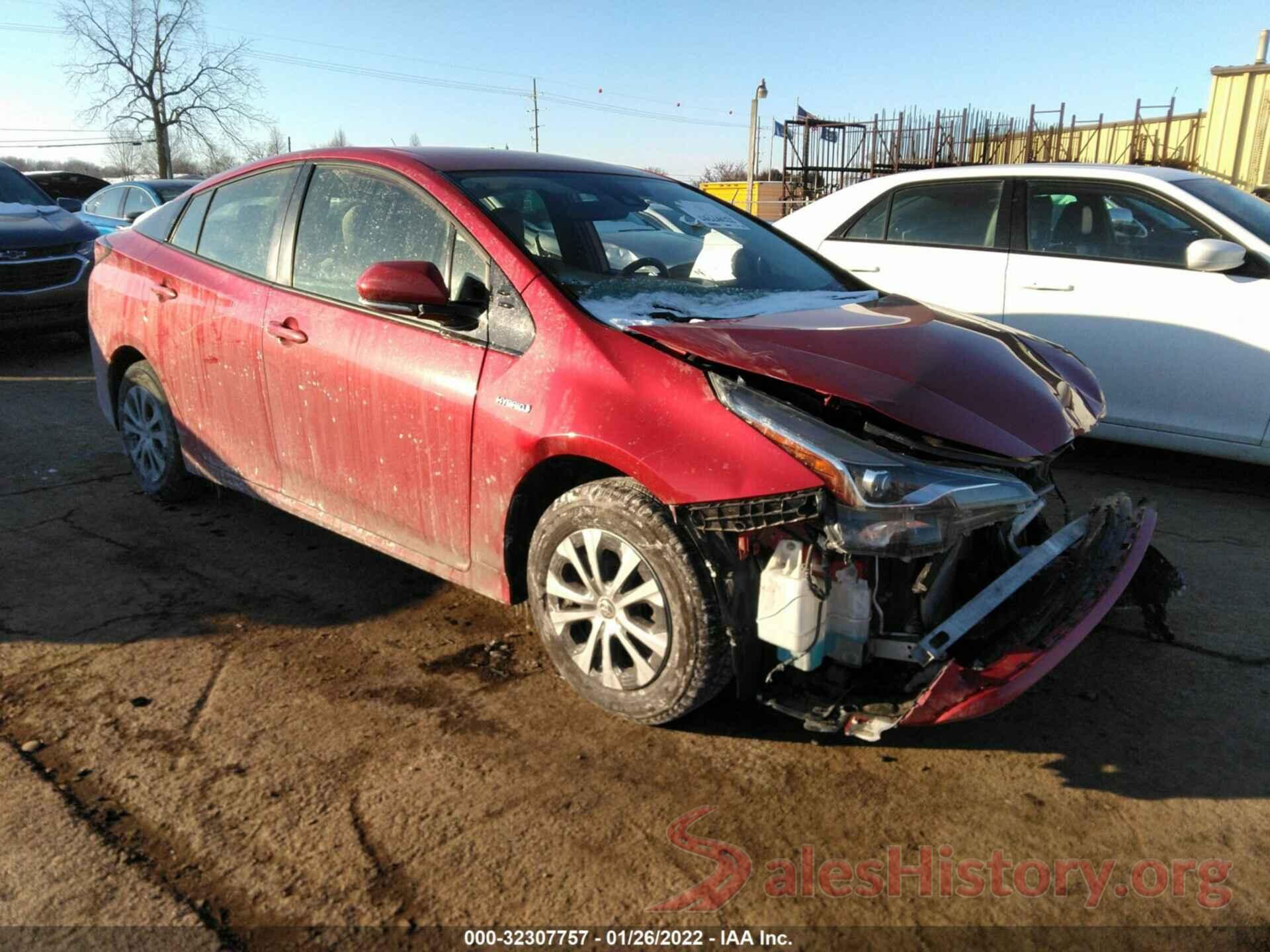 JTDL9RFU9L3022163 2020 TOYOTA PRIUS