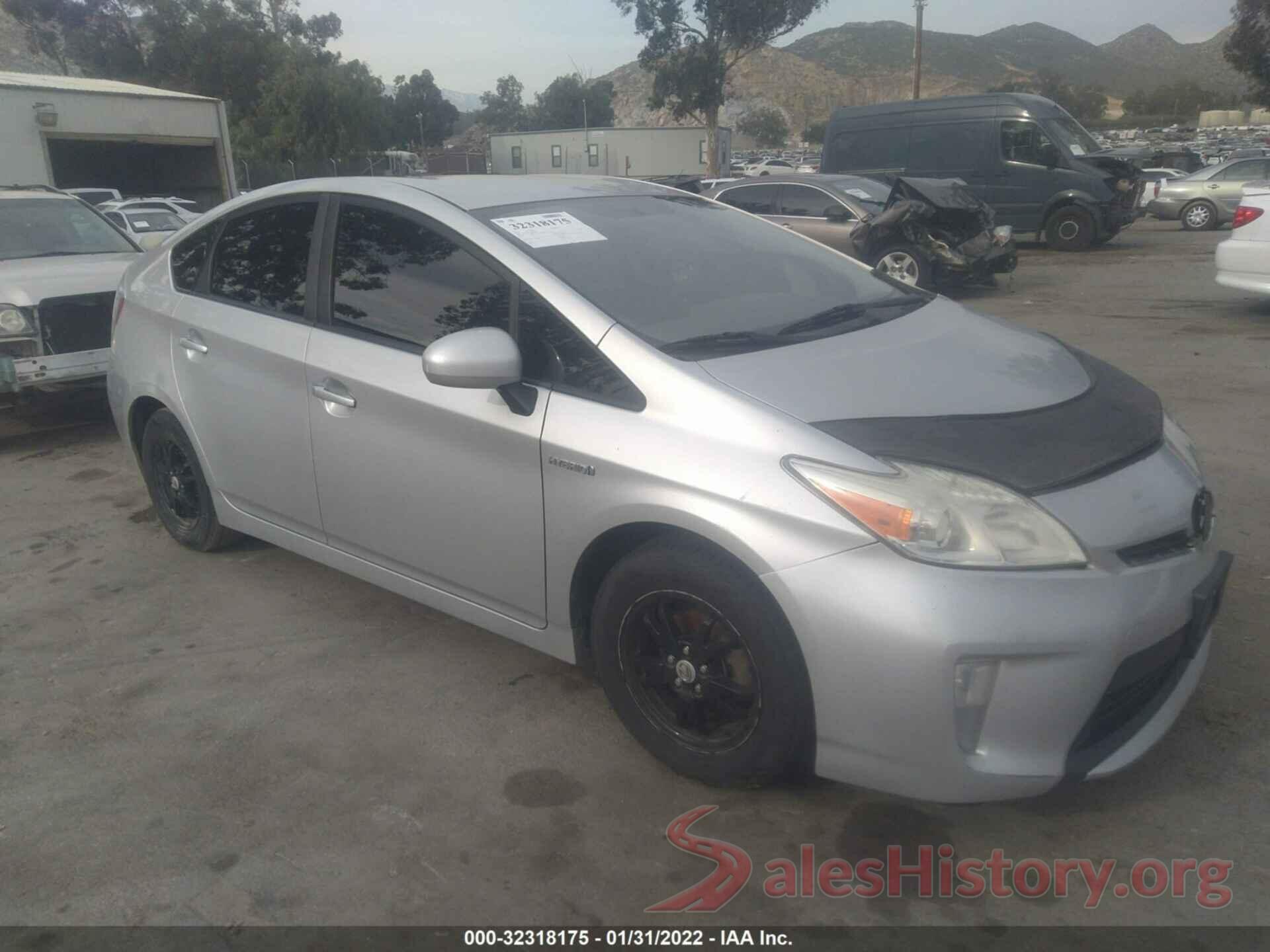 JTDKN3DU7E1781268 2014 TOYOTA PRIUS