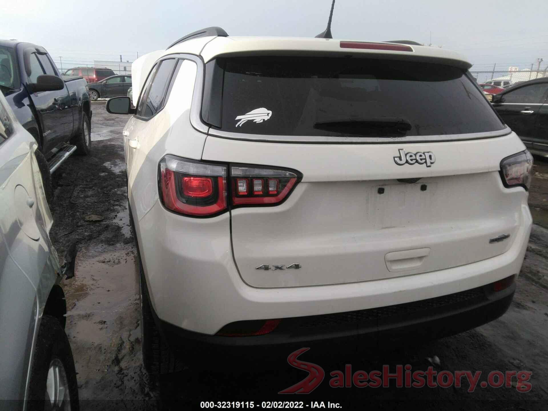 3C4NJDBB0KT629207 2019 JEEP COMPASS