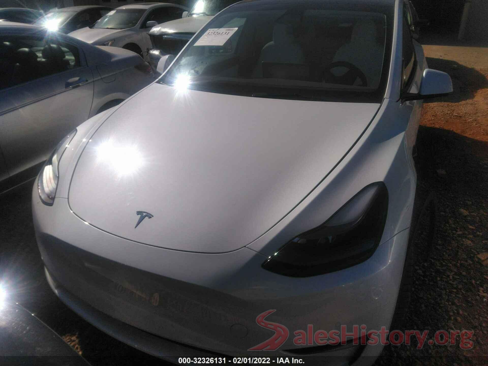 5YJYGDEF4MF240212 2021 TESLA MODEL Y