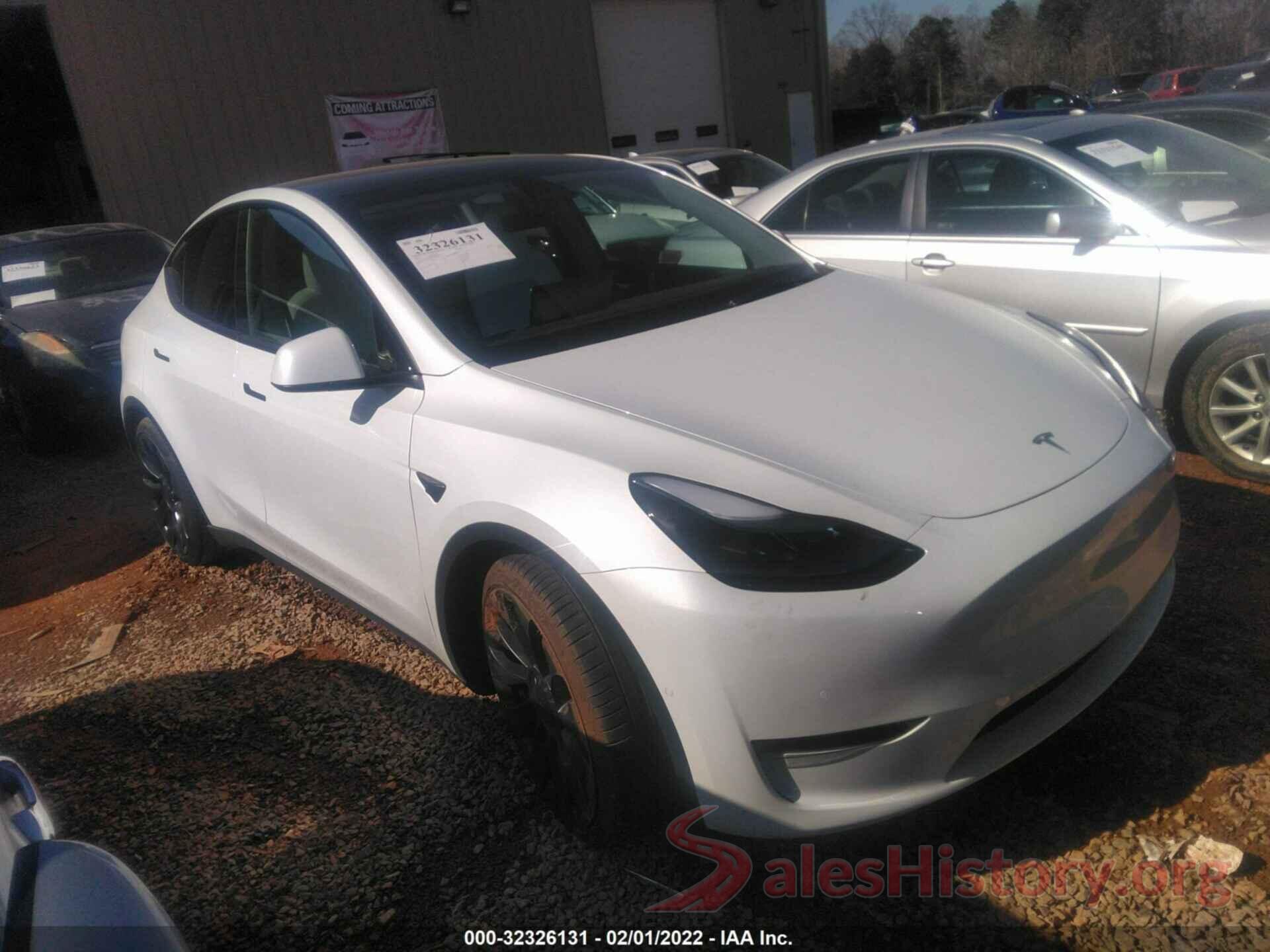 5YJYGDEF4MF240212 2021 TESLA MODEL Y