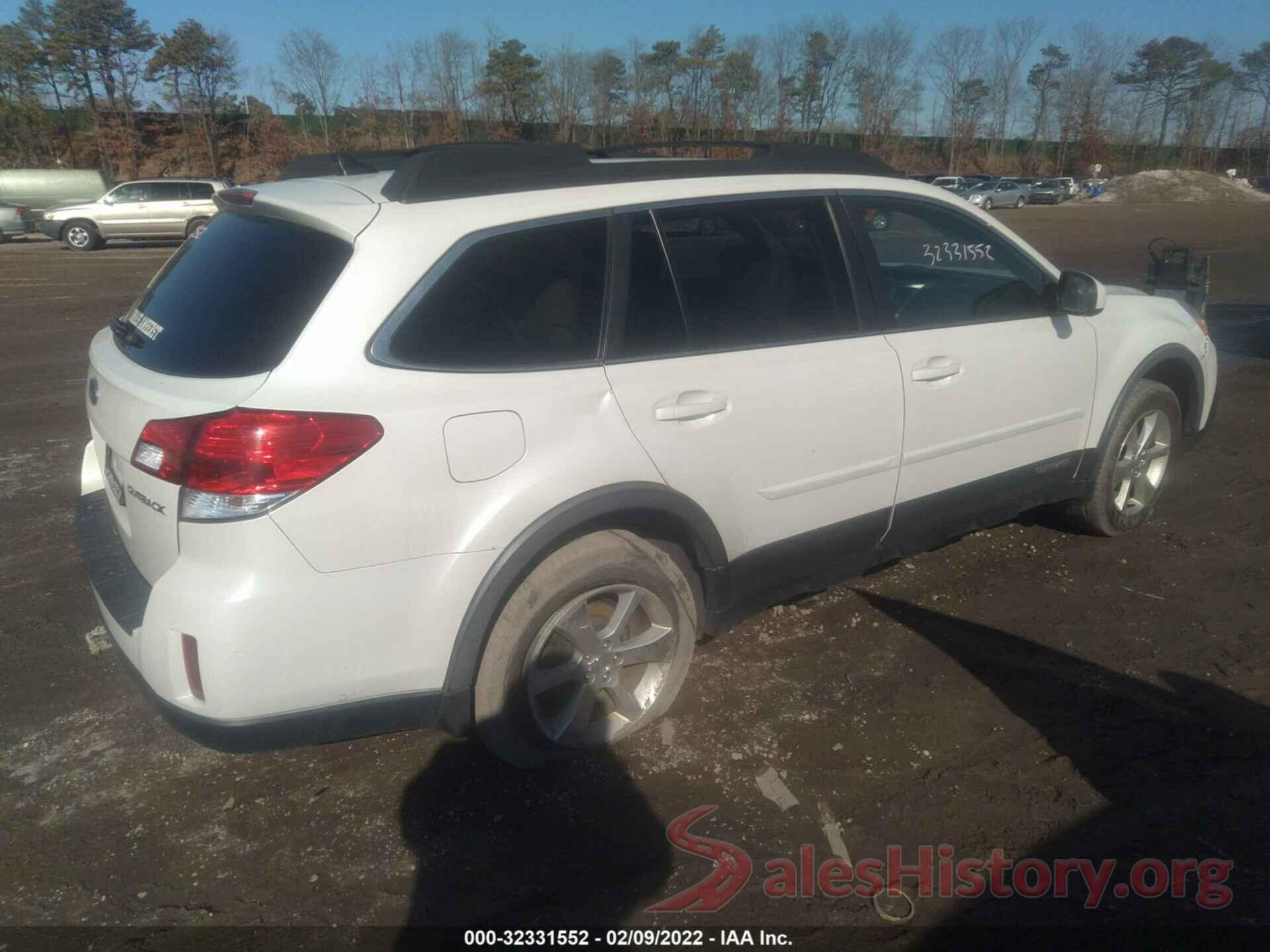 4S4BRBLC6E3251607 2014 SUBARU OUTBACK