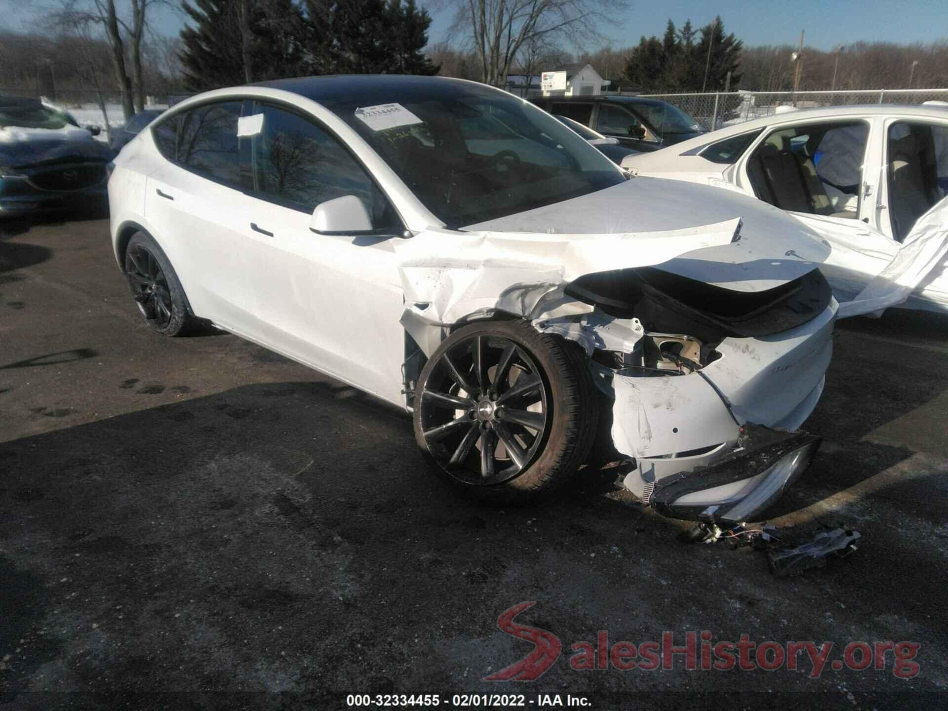 7SAYGDEE3NF308348 2022 TESLA MODEL Y