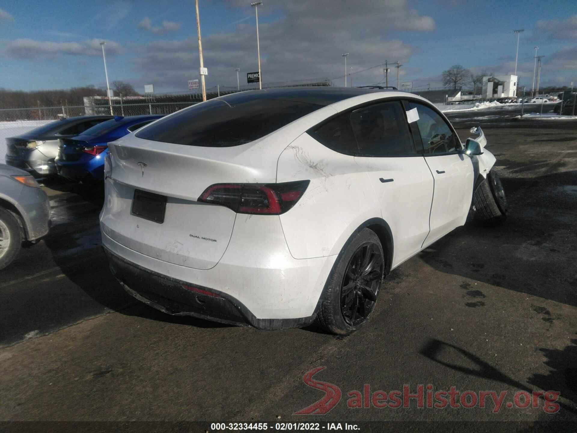 7SAYGDEE3NF308348 2022 TESLA MODEL Y