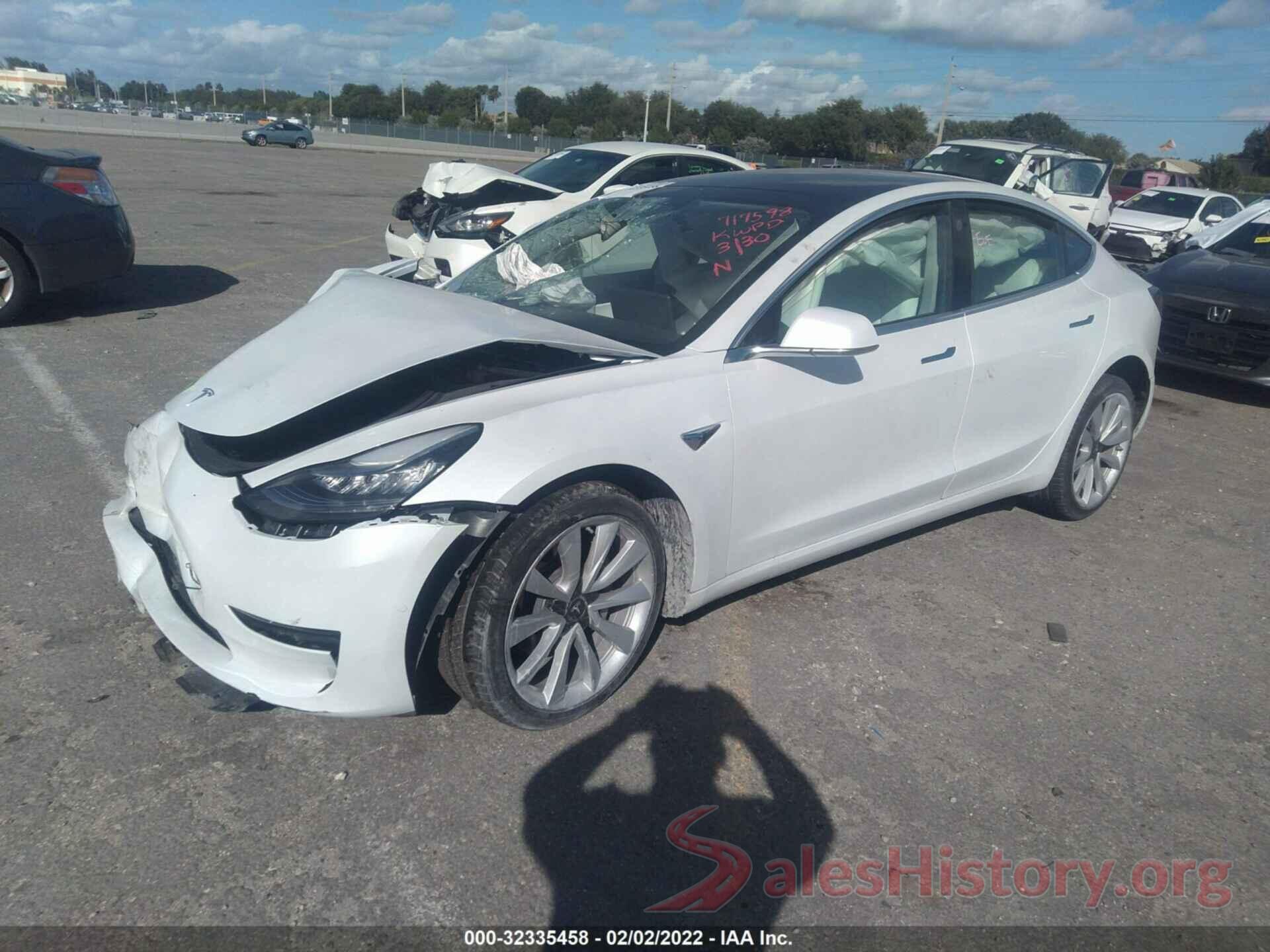 5YJ3E1EA3LF717598 2020 TESLA MODEL 3