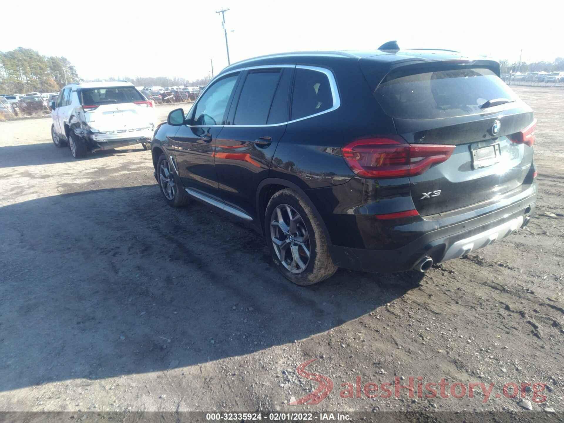 5UXTY5C07M9F79988 2021 BMW X3