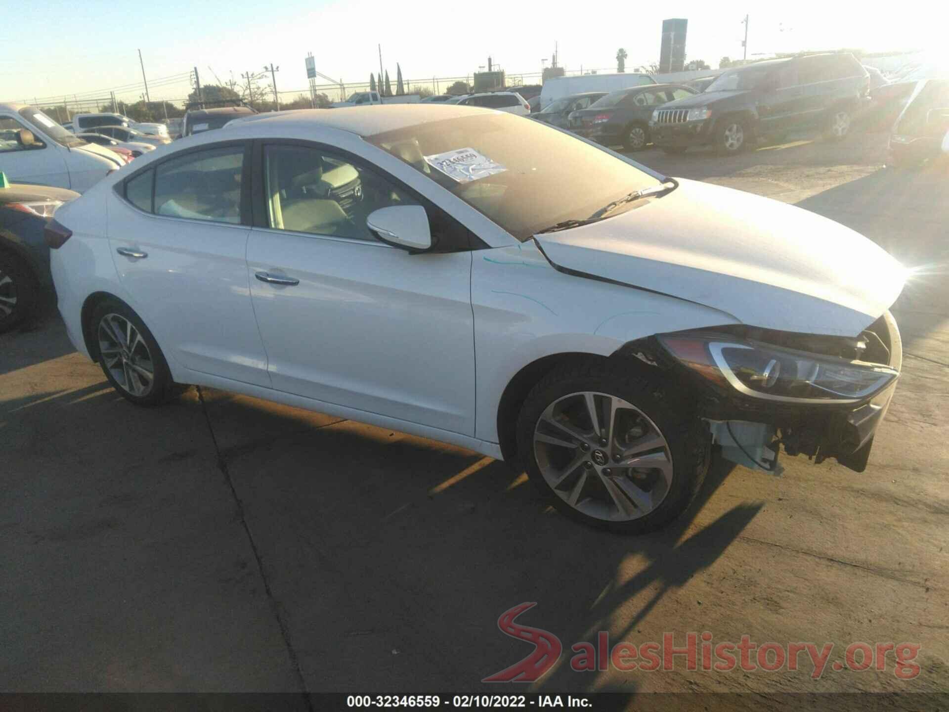 5NPD84LFXHH168258 2017 HYUNDAI ELANTRA