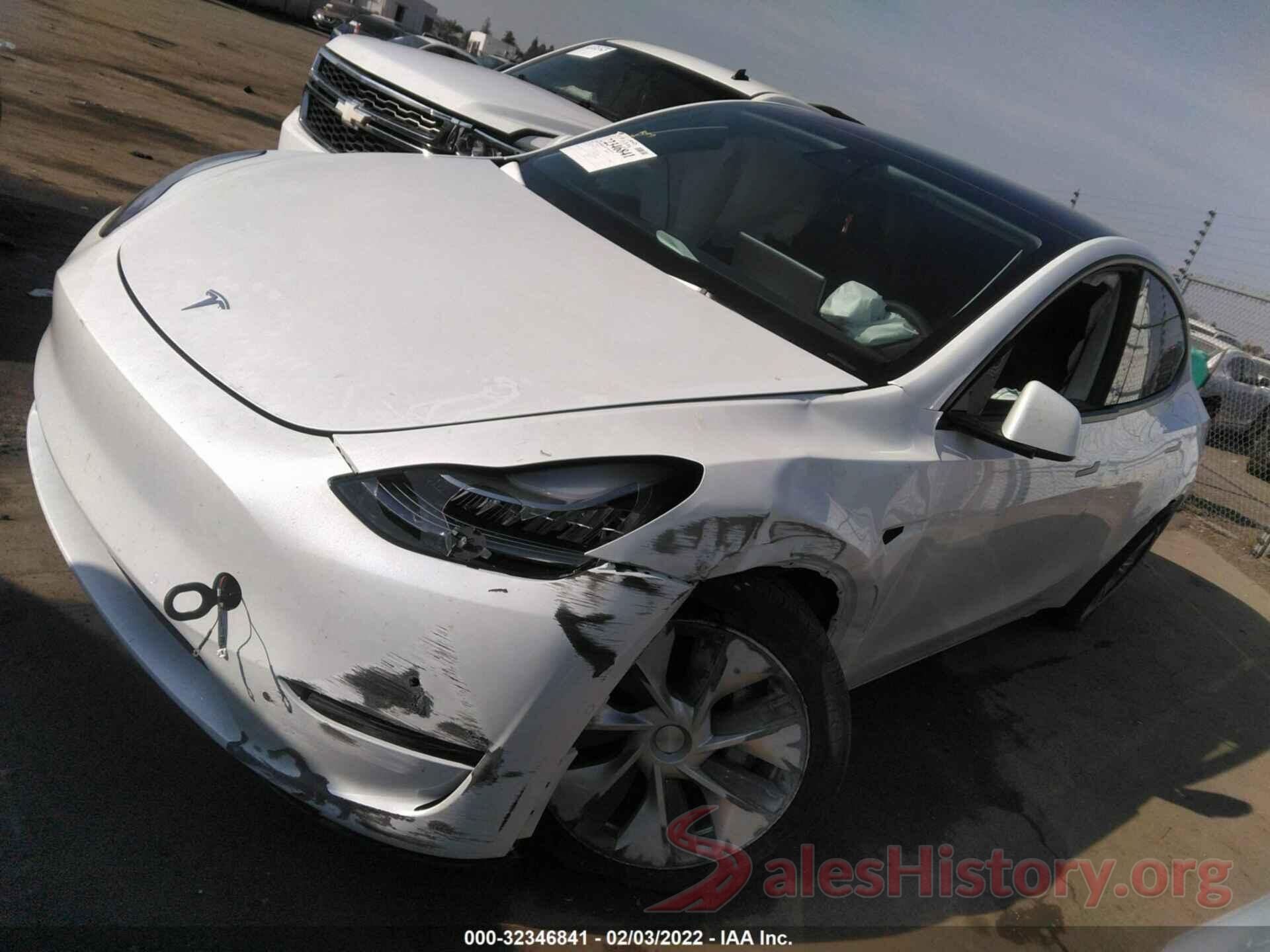 5YJYGAEE3MF297555 2021 TESLA MODEL Y