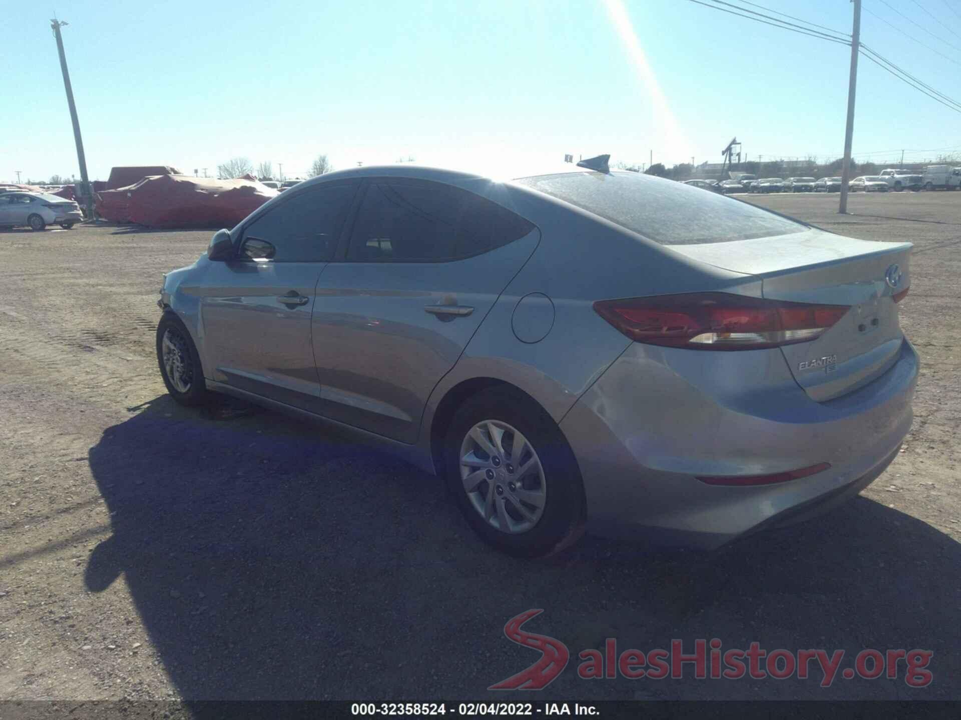 5NPD74LFXHH210334 2017 HYUNDAI ELANTRA