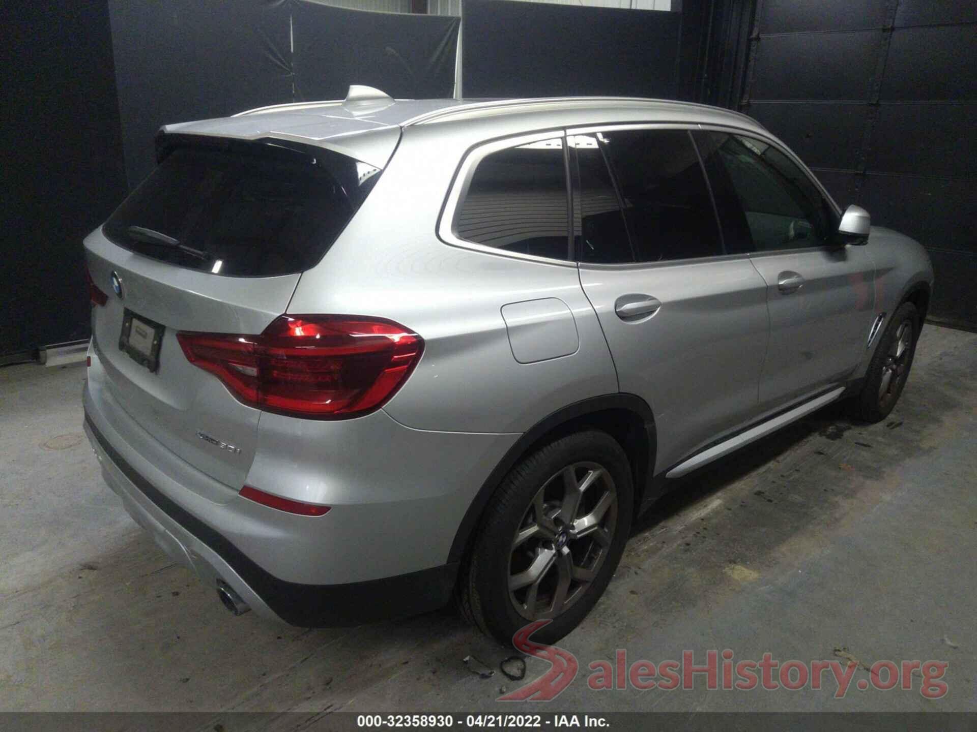 5UXTY5C05M9F95820 2021 BMW X3