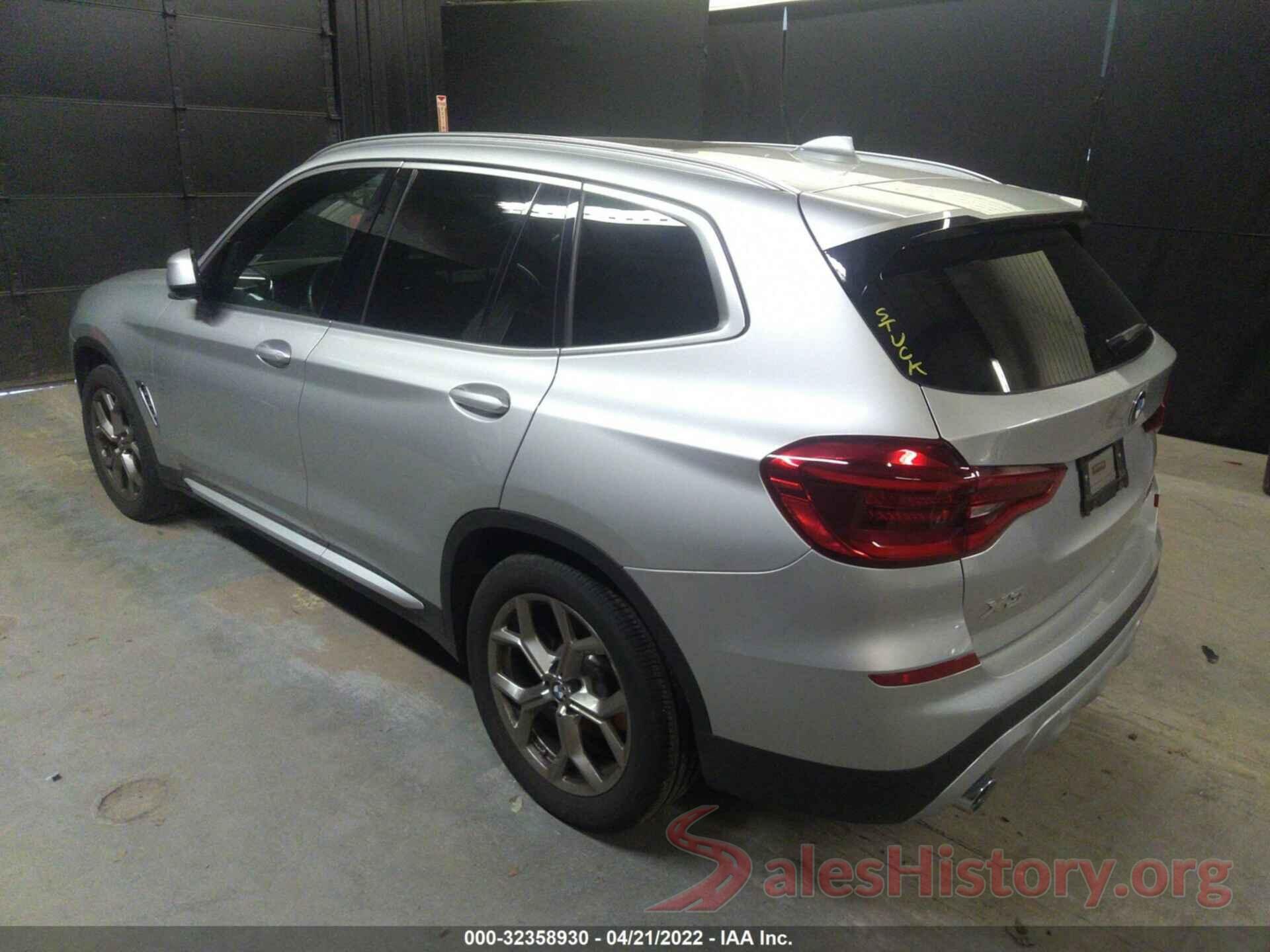 5UXTY5C05M9F95820 2021 BMW X3