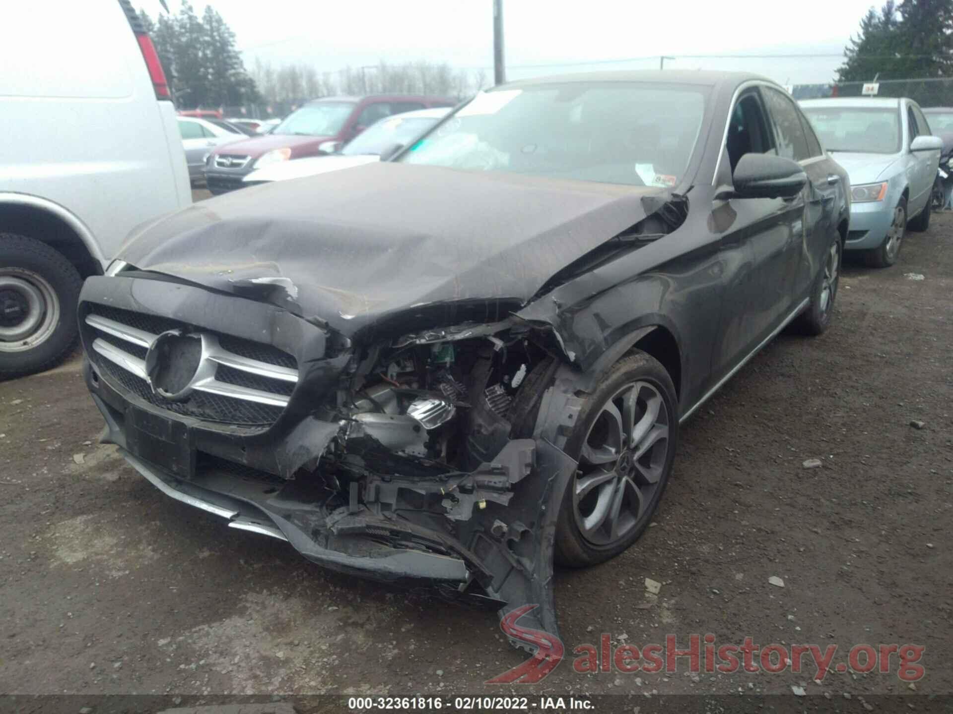 55SWF4KB9HU220490 2017 MERCEDES-BENZ C-CLASS