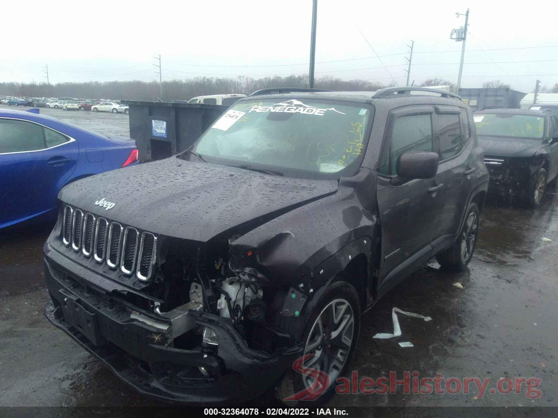 ZACCJBBT9GPD29569 2016 JEEP RENEGADE