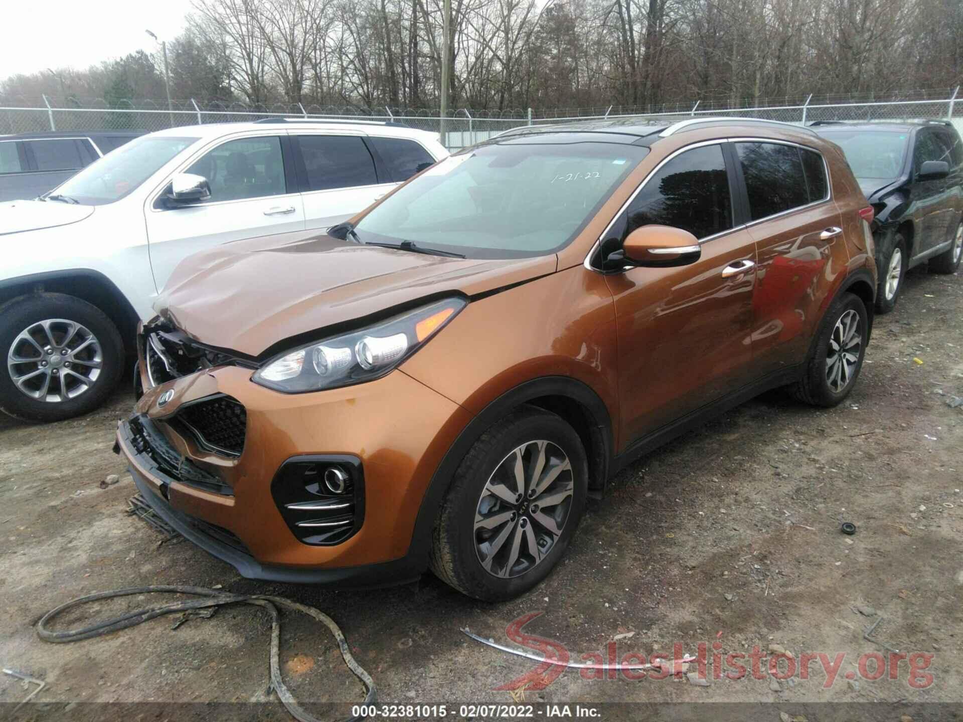 KNDPN3AC0H7244955 2017 KIA SPORTAGE