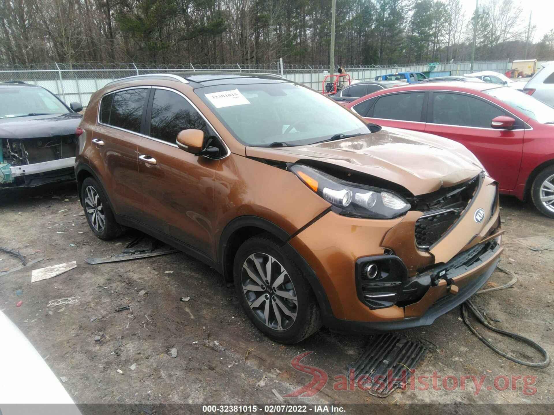 KNDPN3AC0H7244955 2017 KIA SPORTAGE