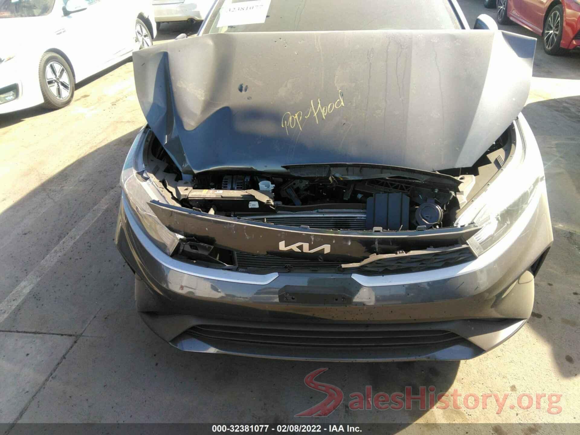 3KPF24AD9NE439645 2022 KIA FORTE