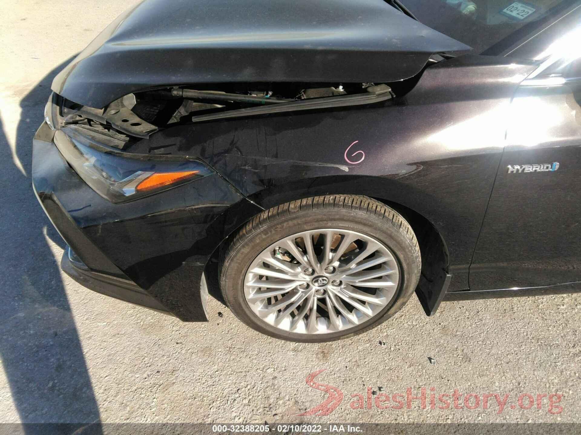 4T1B21FB9KU007005 2019 TOYOTA AVALON