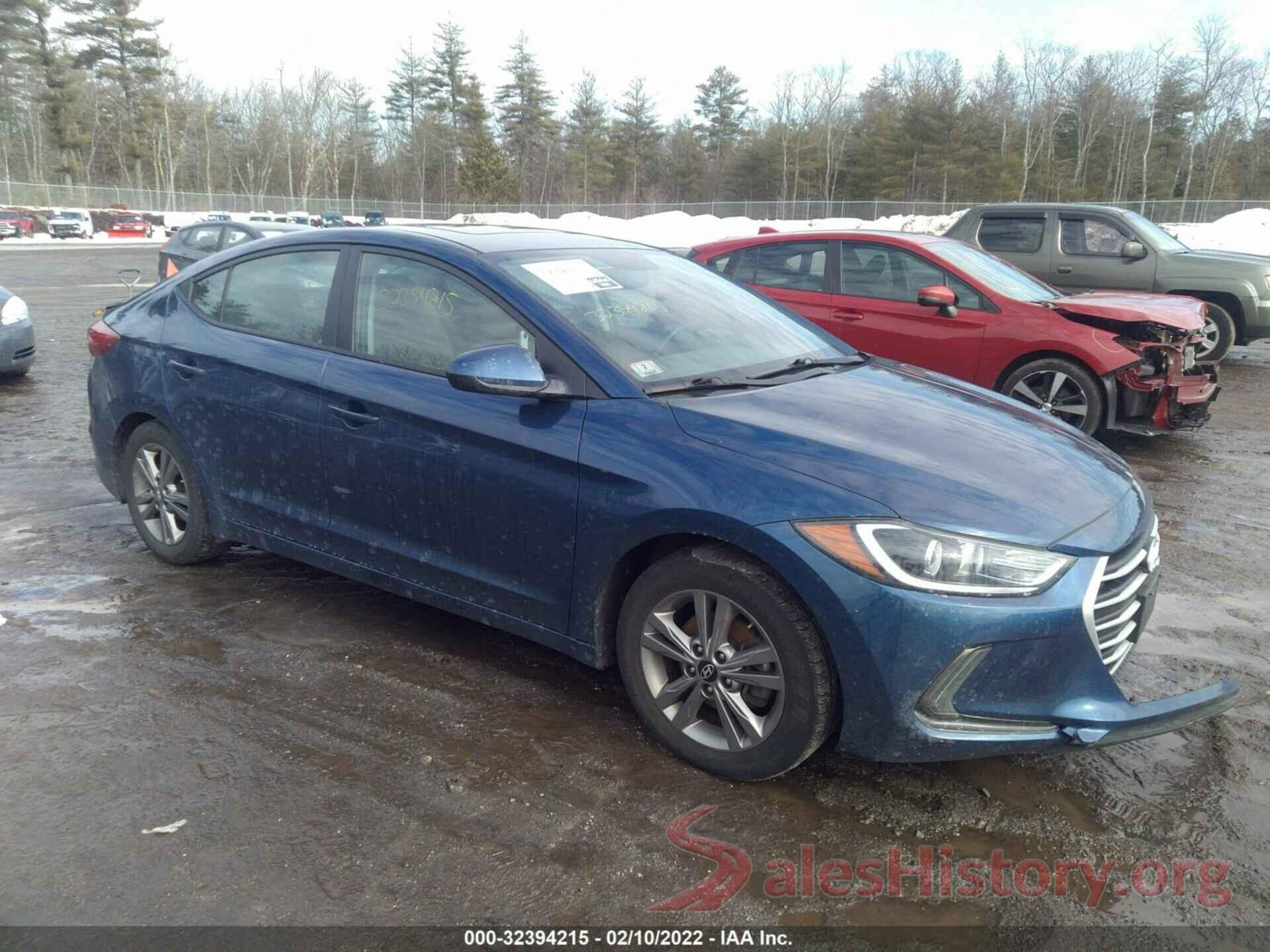 5NPD84LF9JH394071 2018 HYUNDAI ELANTRA