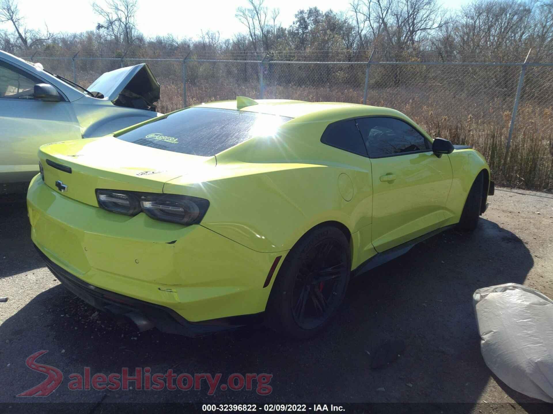 2019 CHEVROLET CAMARO VIN 1G1FK1R6XK0148699, rear driver side