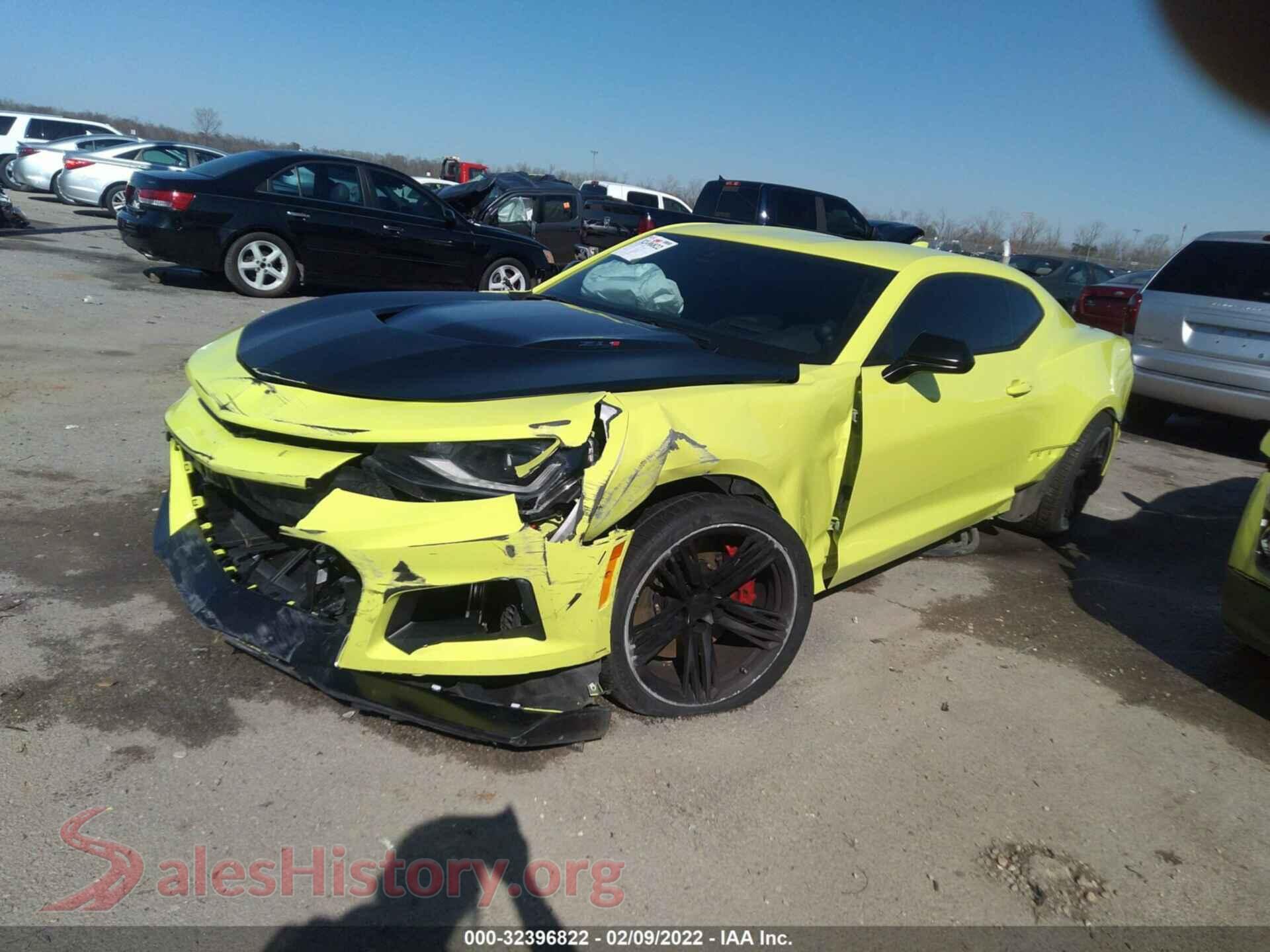 2019 CHEVROLET CAMARO VIN 1G1FK1R6XK0148699, front view