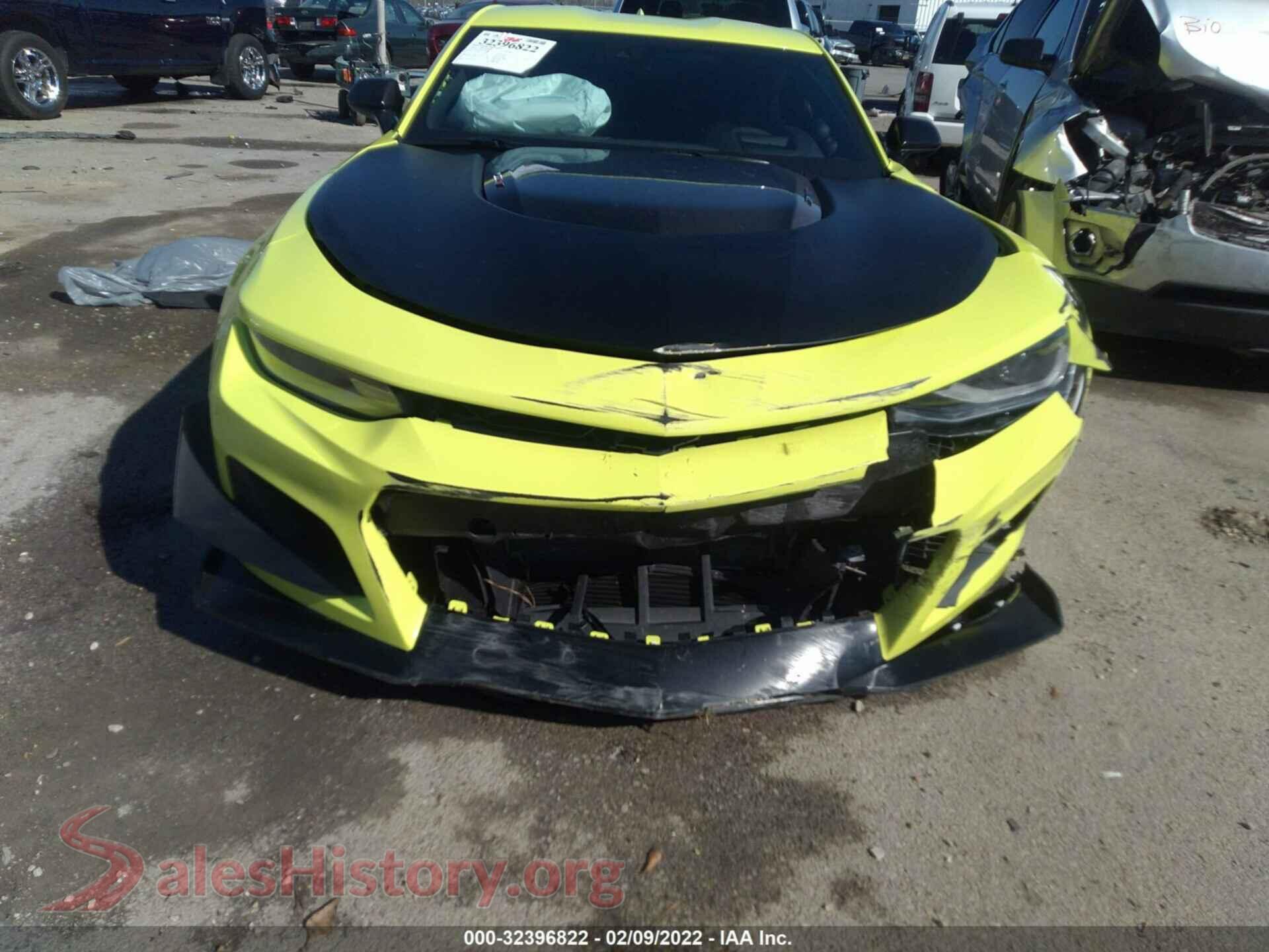 2019 CHEVROLET CAMARO VIN 1G1FK1R6XK0148699, rear passenger side