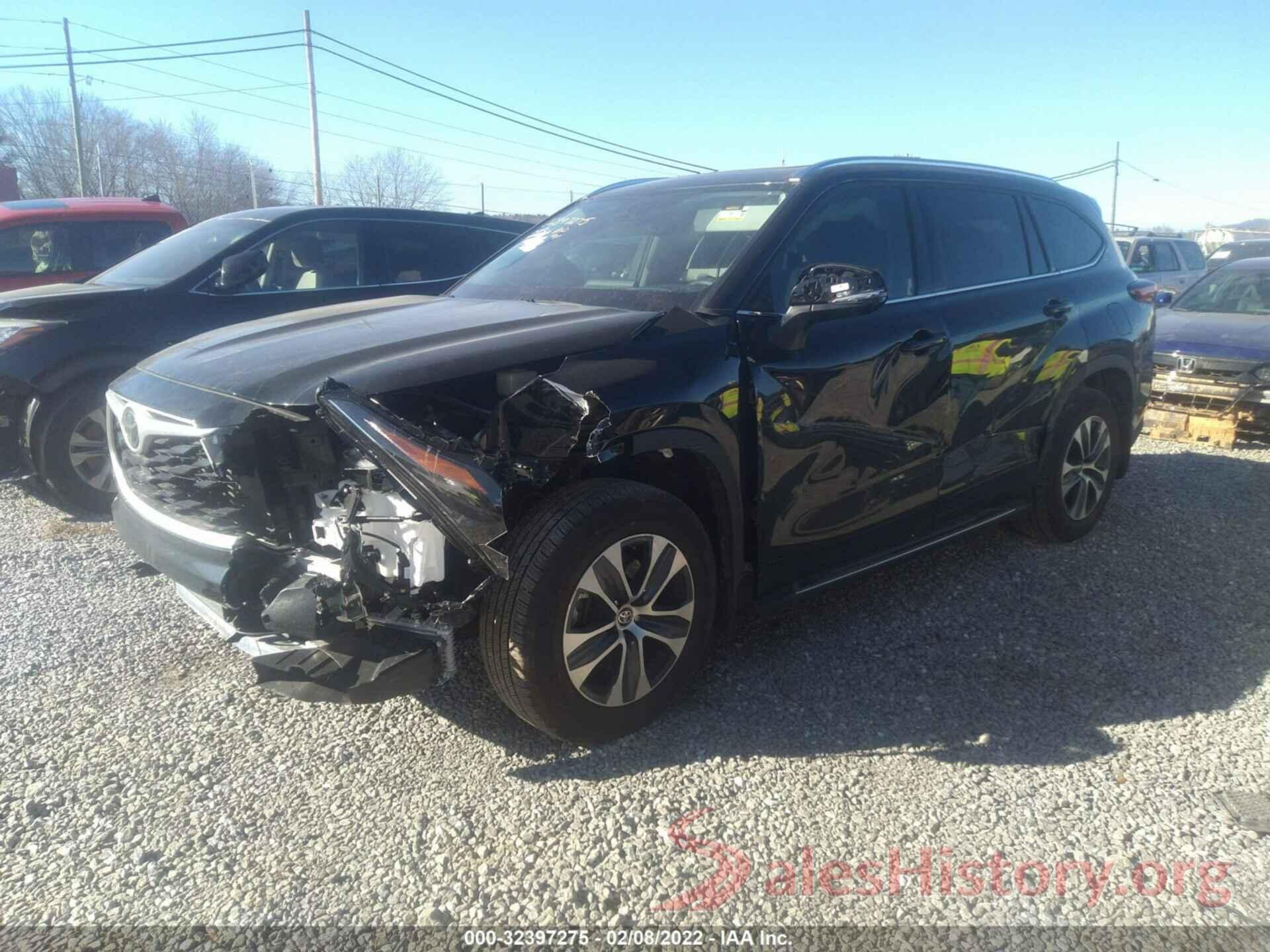 5TDGZRBH4MS160574 2021 TOYOTA HIGHLANDER