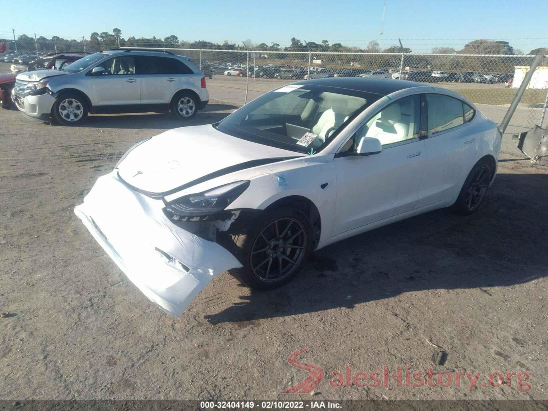 5YJ3E1EA6MF083270 2021 TESLA MODEL 3