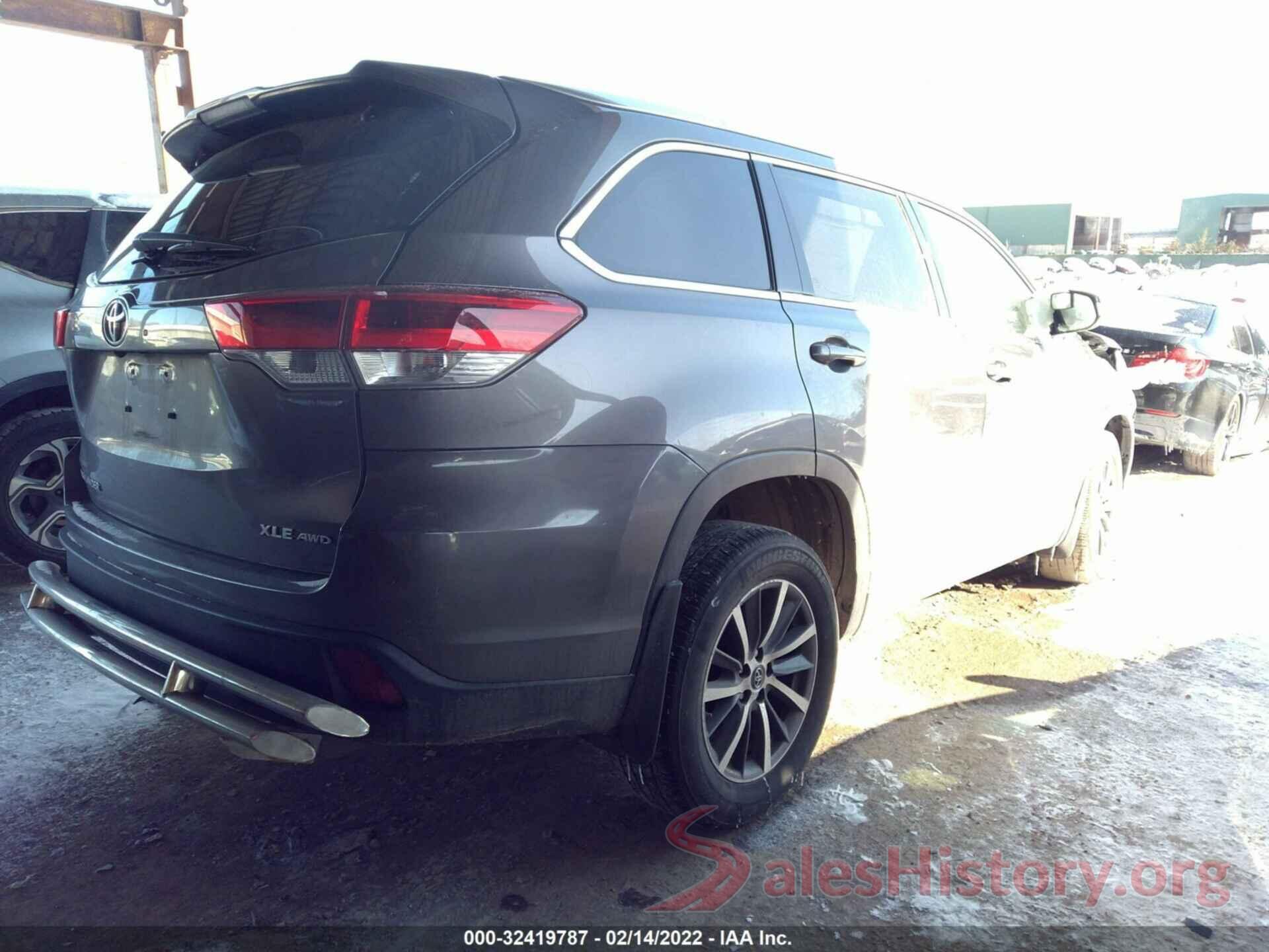 5TDJZRFH4JS487892 2018 TOYOTA HIGHLANDER