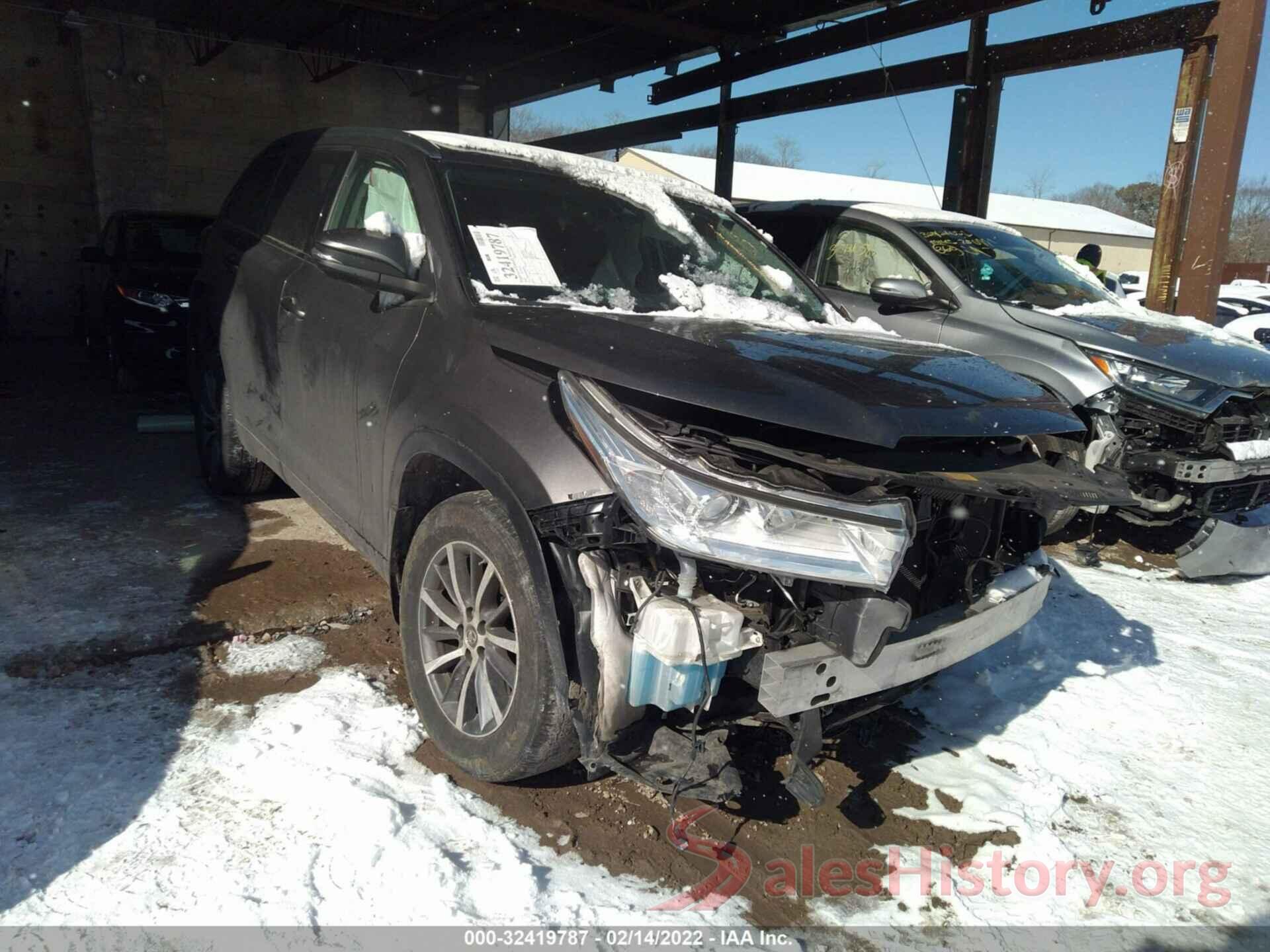 5TDJZRFH4JS487892 2018 TOYOTA HIGHLANDER